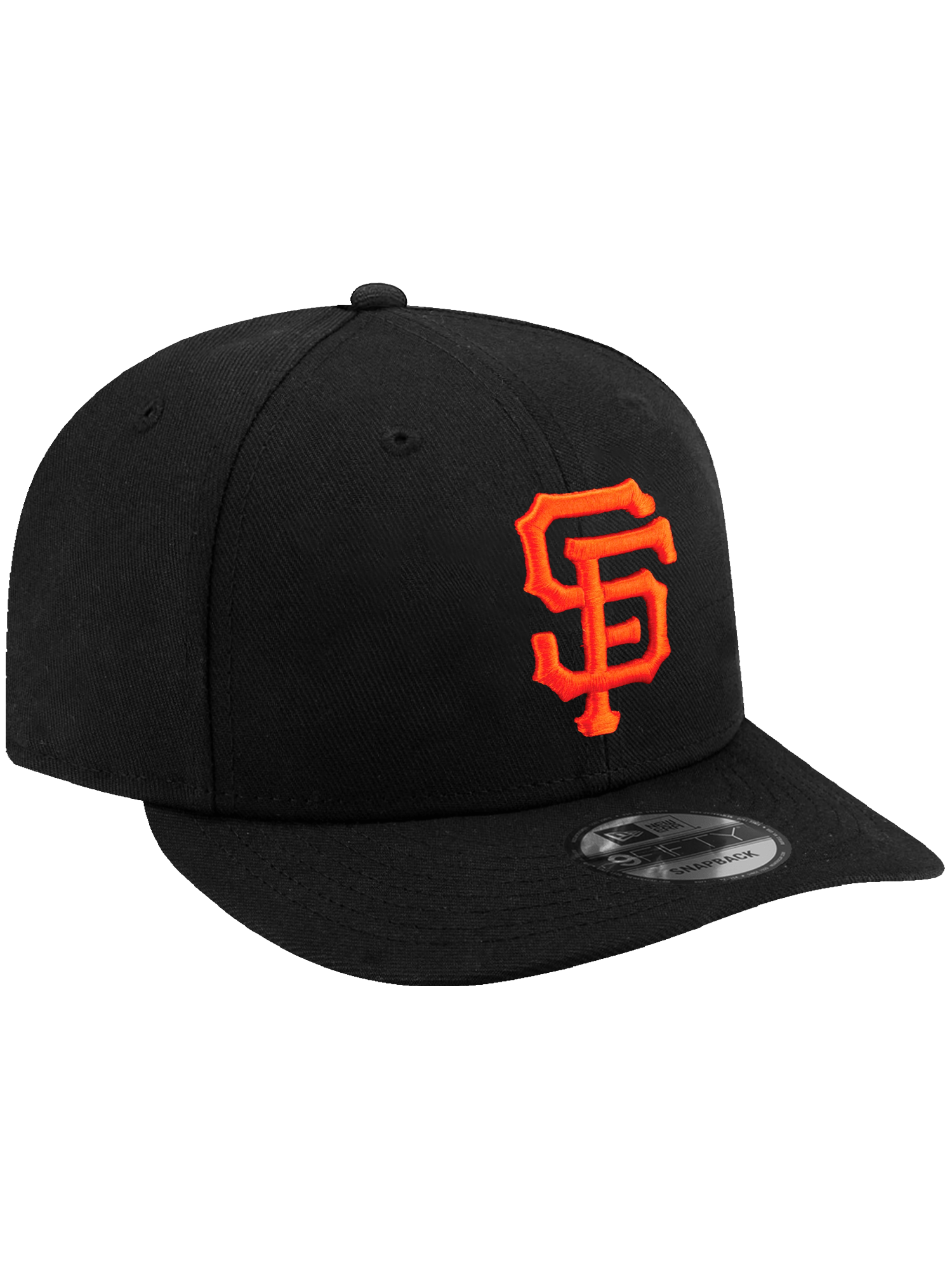 San Francisco Giants New Era MLB Team Pre-Curved 9FIFTY Snapback Hat - Black