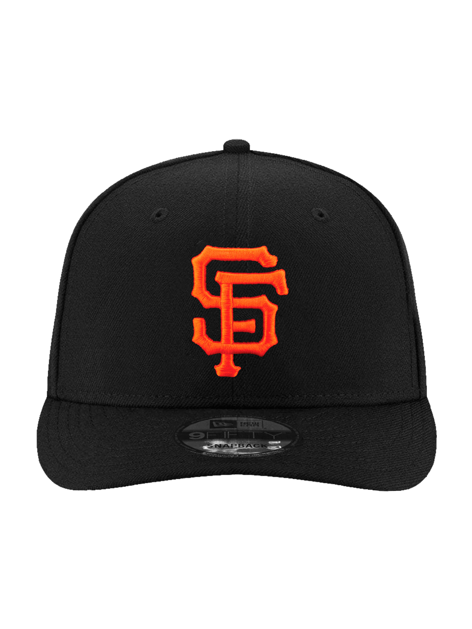 San Francisco Giants New Era MLB Team Pre-Curved 9FIFTY Snapback Hat - Black