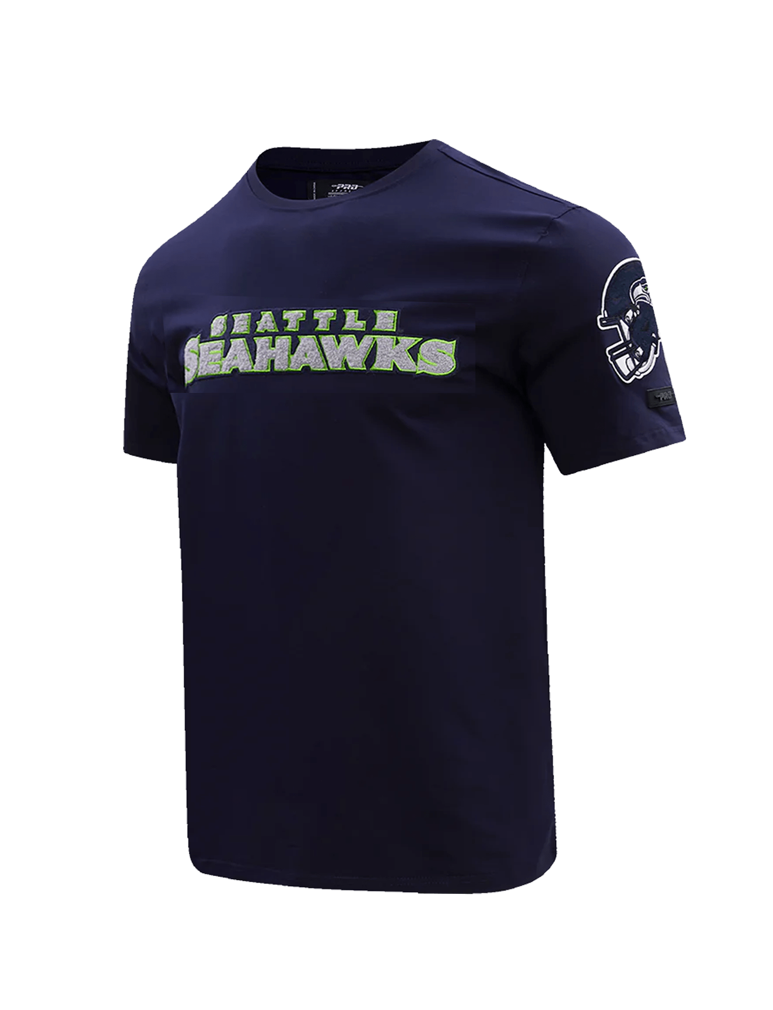 Seattle Seahawks Pro Standard NFL Classic Chenille Flex T-Shirt - Navy