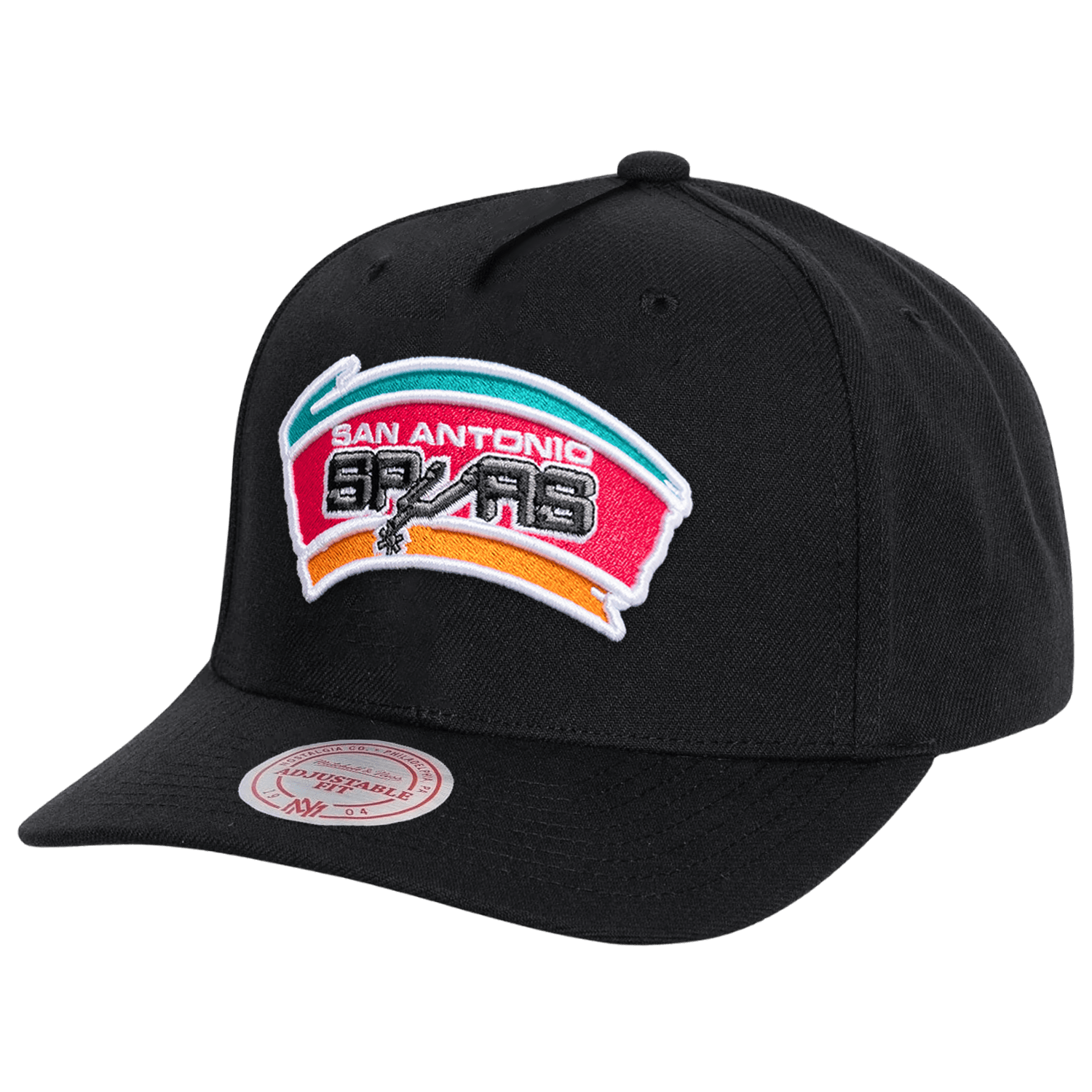 San Antonio Spurs Mitchell & Ness NBA Team HWC MVP Snapback Hat - Black
