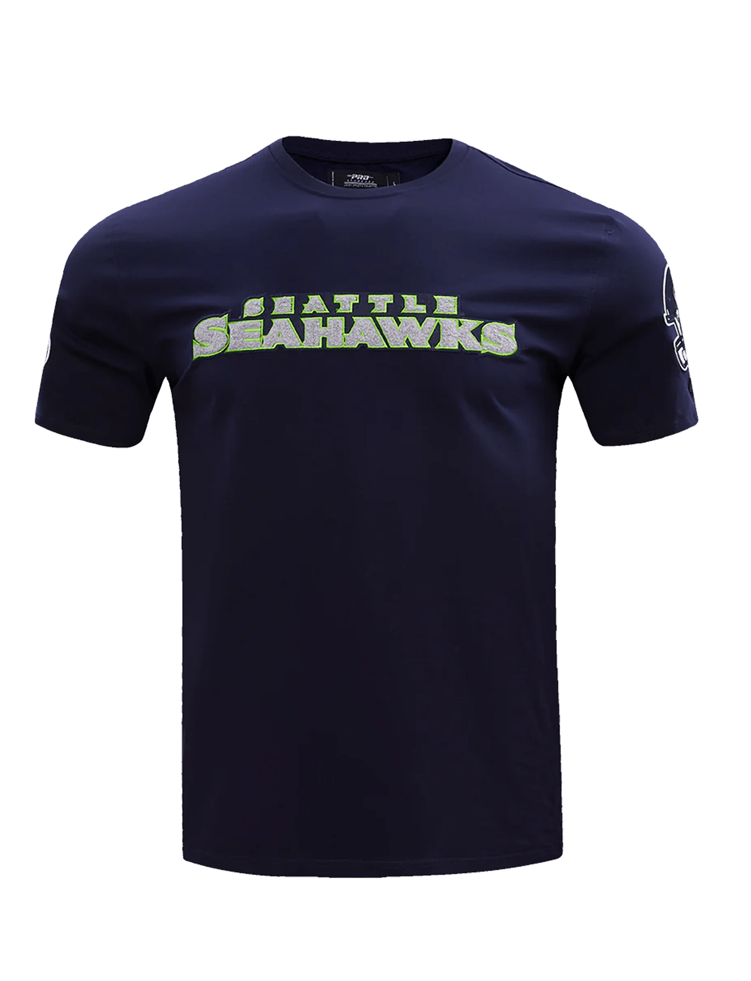 Seattle Seahawks Pro Standard NFL Team Chenille Flex T-Shirt - Navy