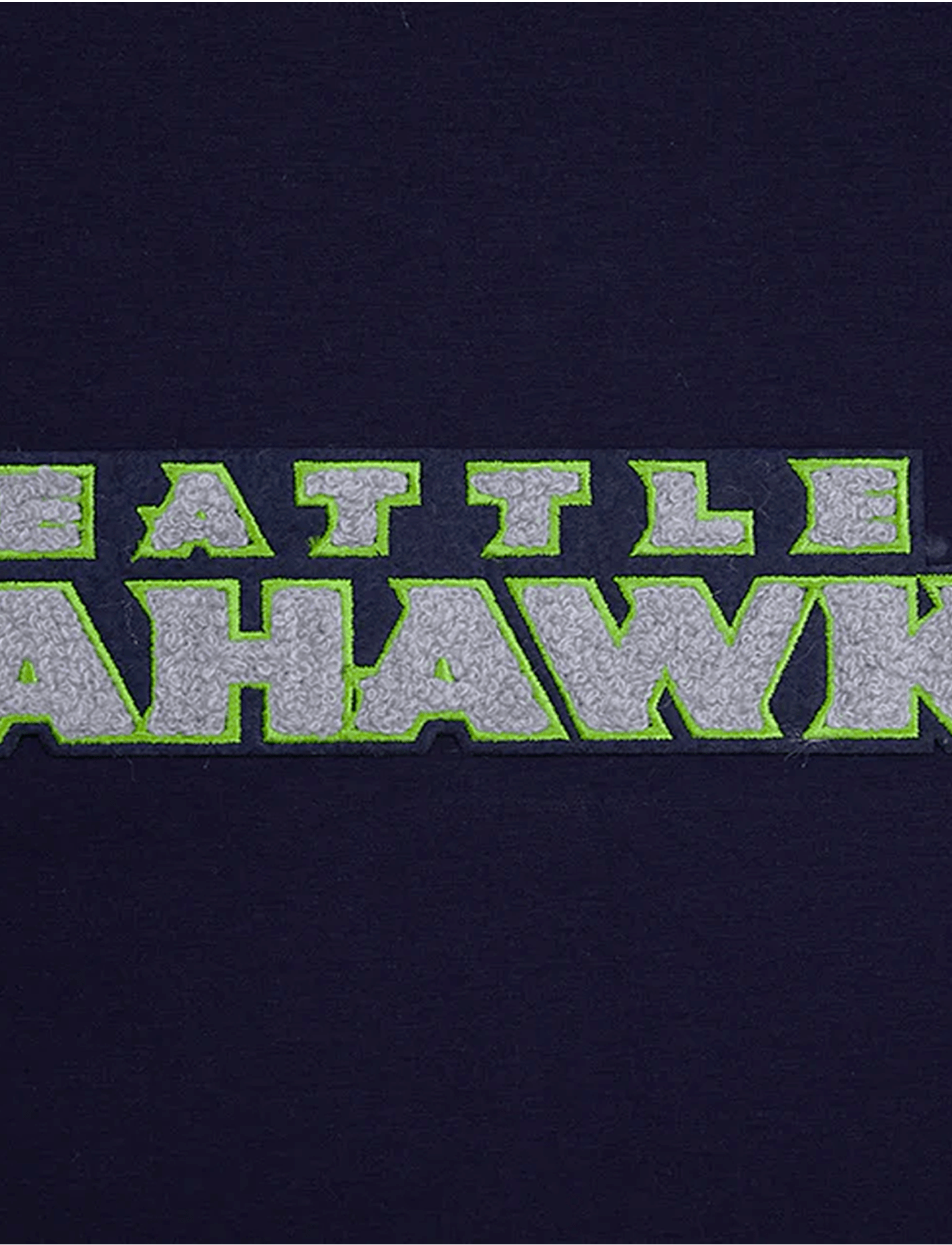 Seattle Seahawks Pro Standard NFL Classic Chenille Flex T-Shirt - Navy