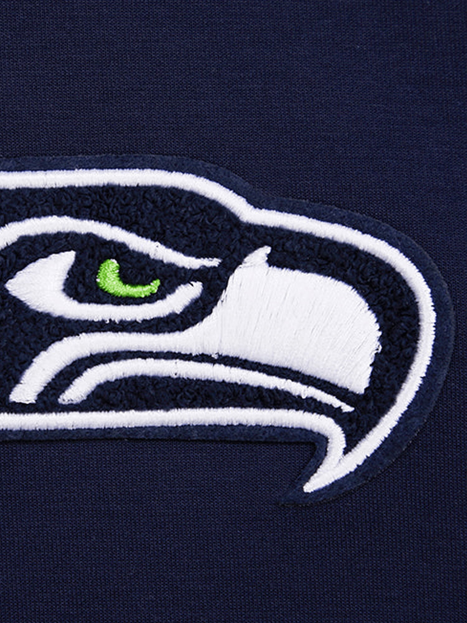 Seattle Seahawks Pro Standard NFL Team Chenille Hoodie Jumper - Navy