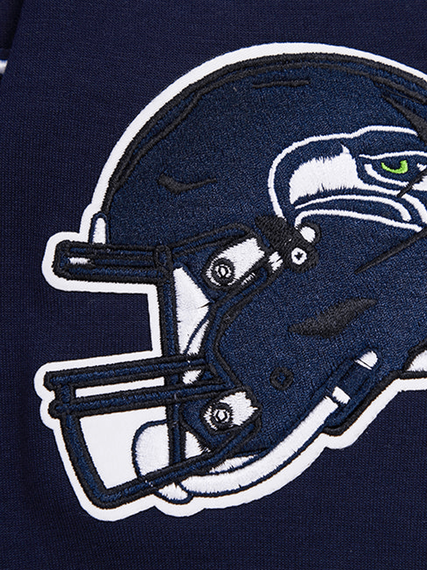 Seattle Seahawks Pro Standard NFL Team Chenille Hoodie Jumper - Navy