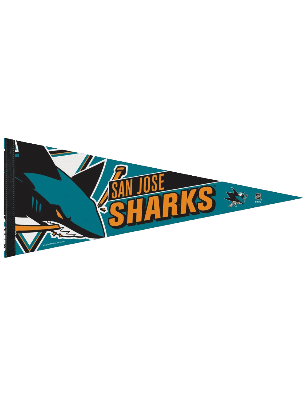San Jose Sharks Wincraft NHL 12 x 30" Premium Felt Pennant