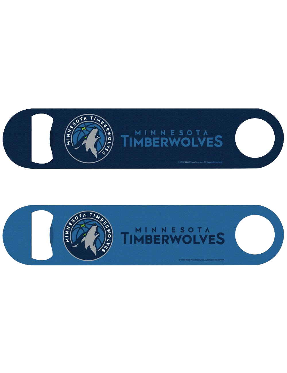 Minnesota Timberwolves Wincraft NBA Double Sided Metal Bottle Opener