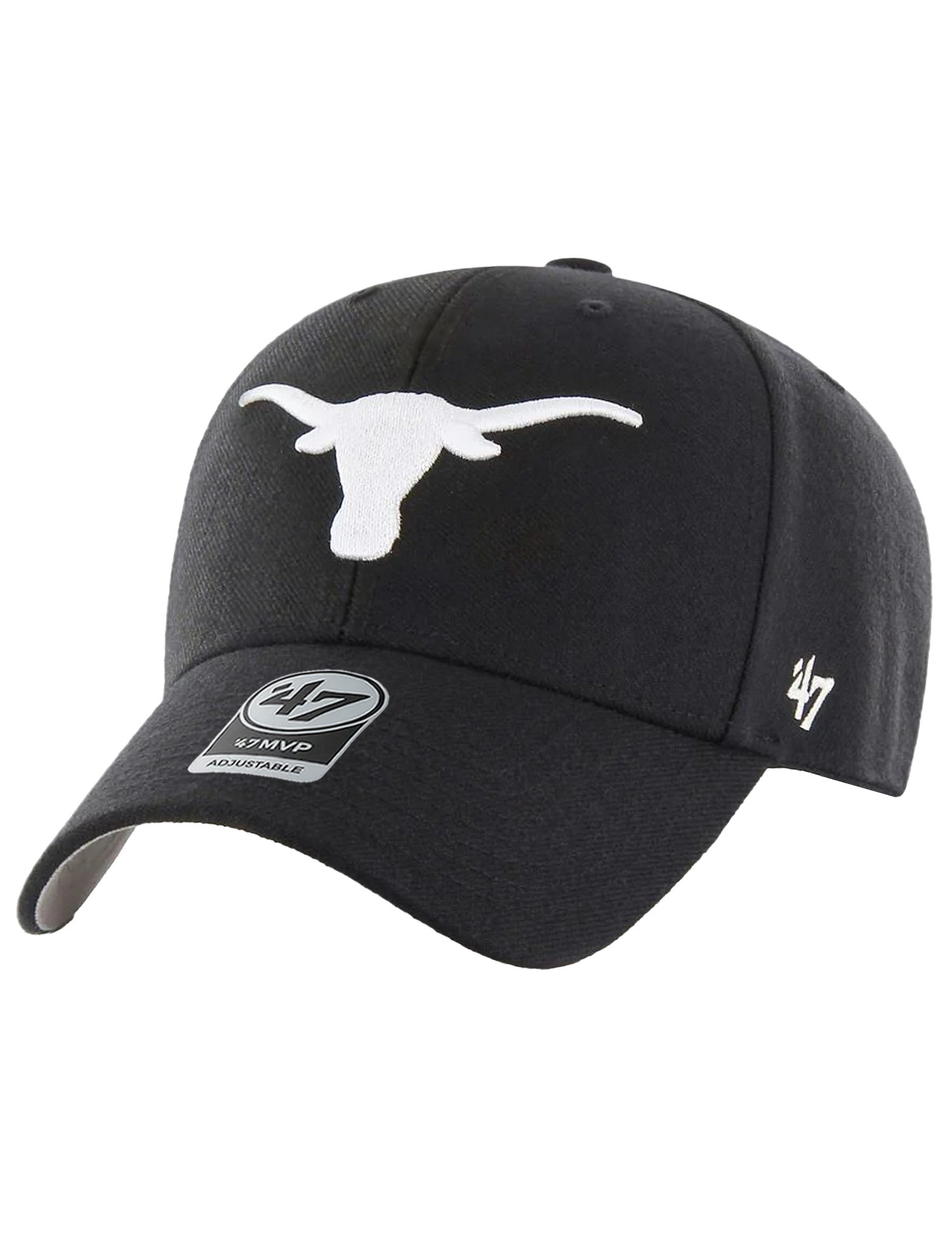 Texas Longhorns '47 NCAA Monochrome Legend MVP Adjustable Hat - Black