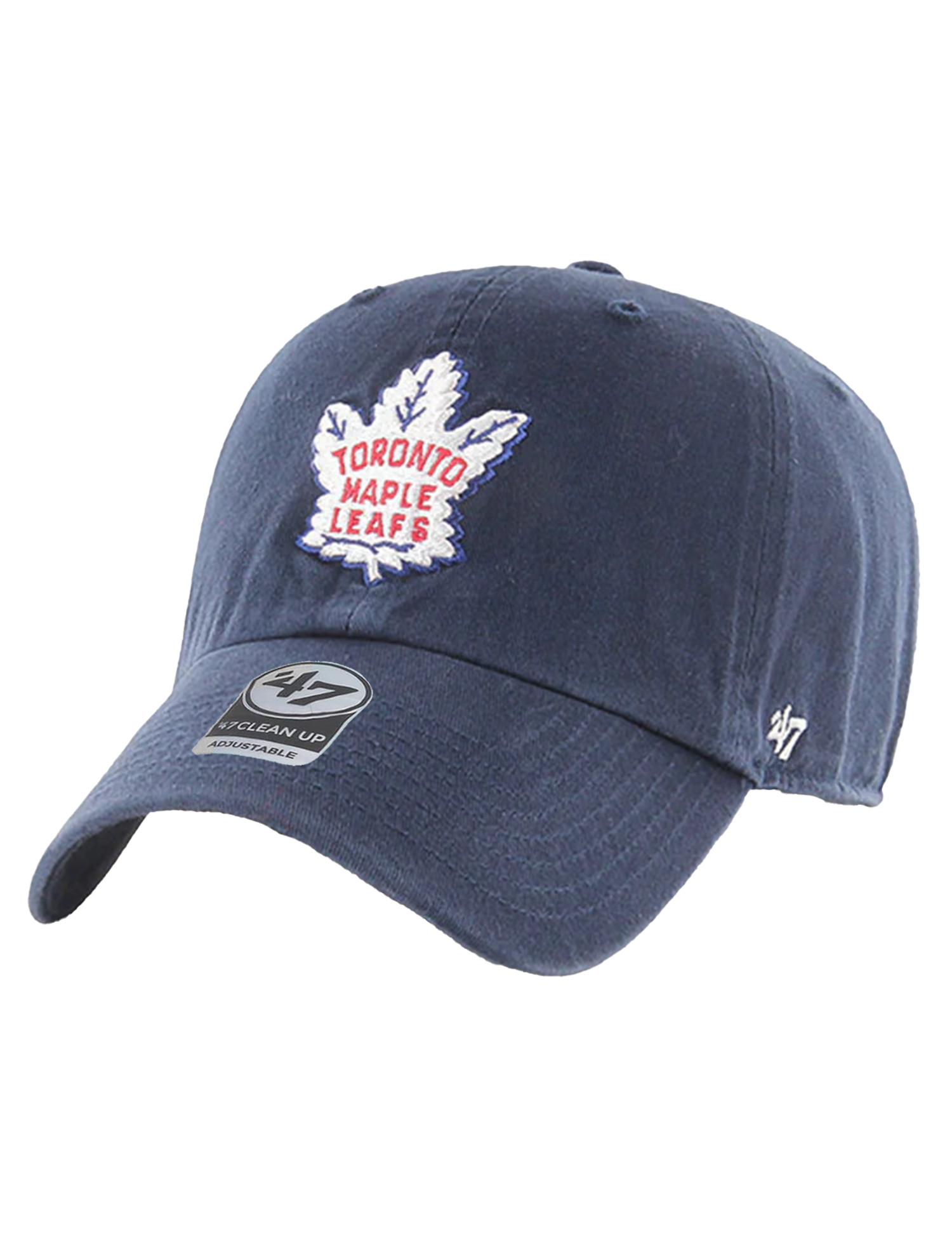 Toronto Maple Leafs '47 MLB Team Alt Clean Up Strapback Hat - Navy