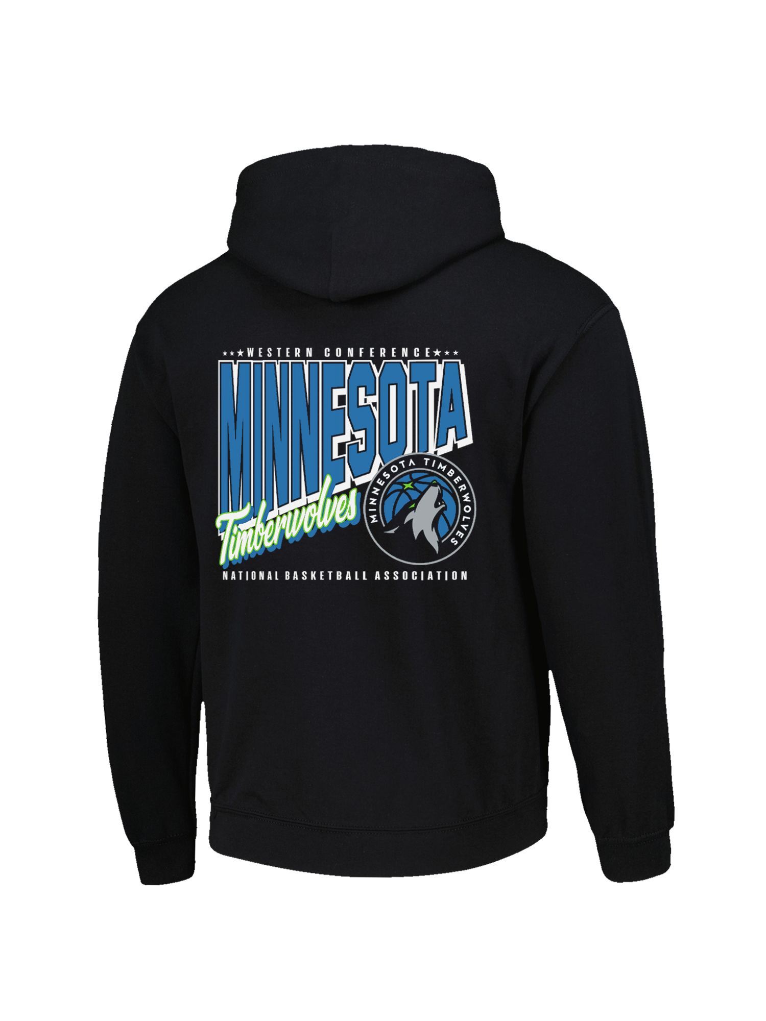 MInnesota Timberwolves NBA Essentials Clarkdale Hoodie Jumper - Black