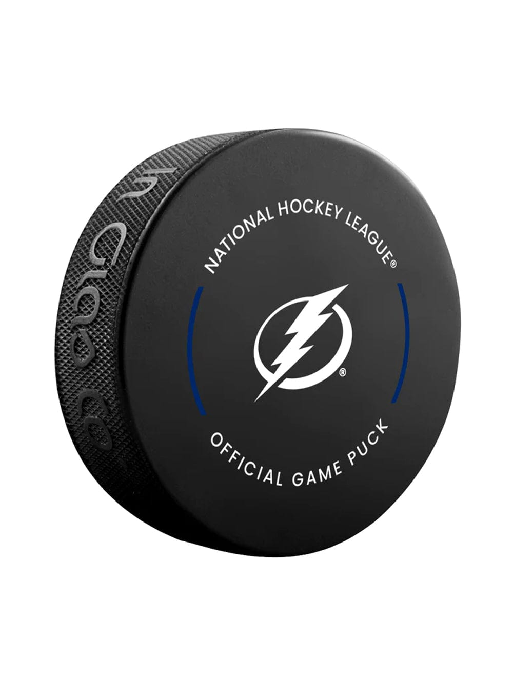 Tampa Bay Lightning Inglasco NHL Official Team Hockey Puck In Cube