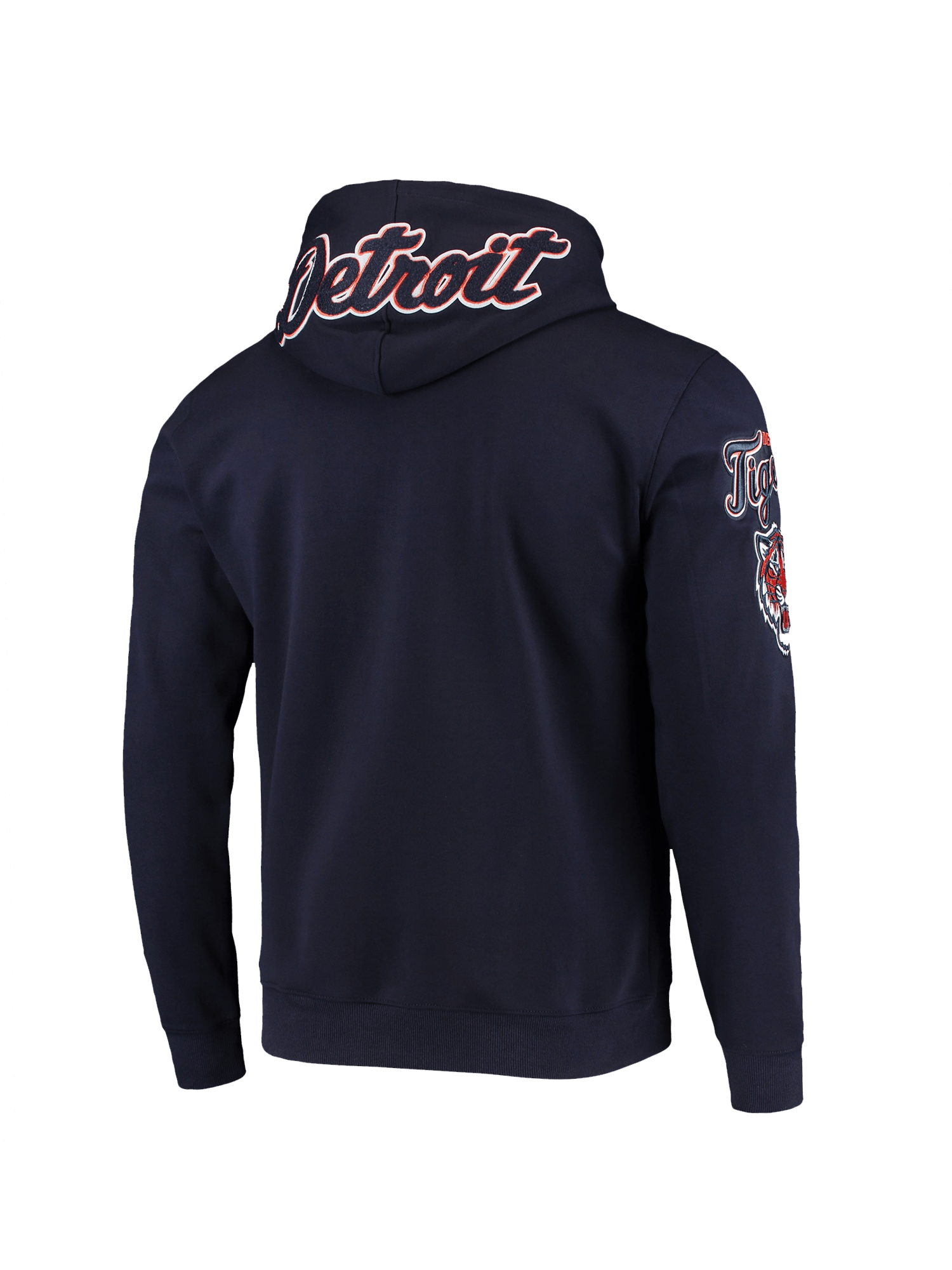 Detroit Tigers Pro Standard MLB Team Chenille Hoodie Jumper  - Navy