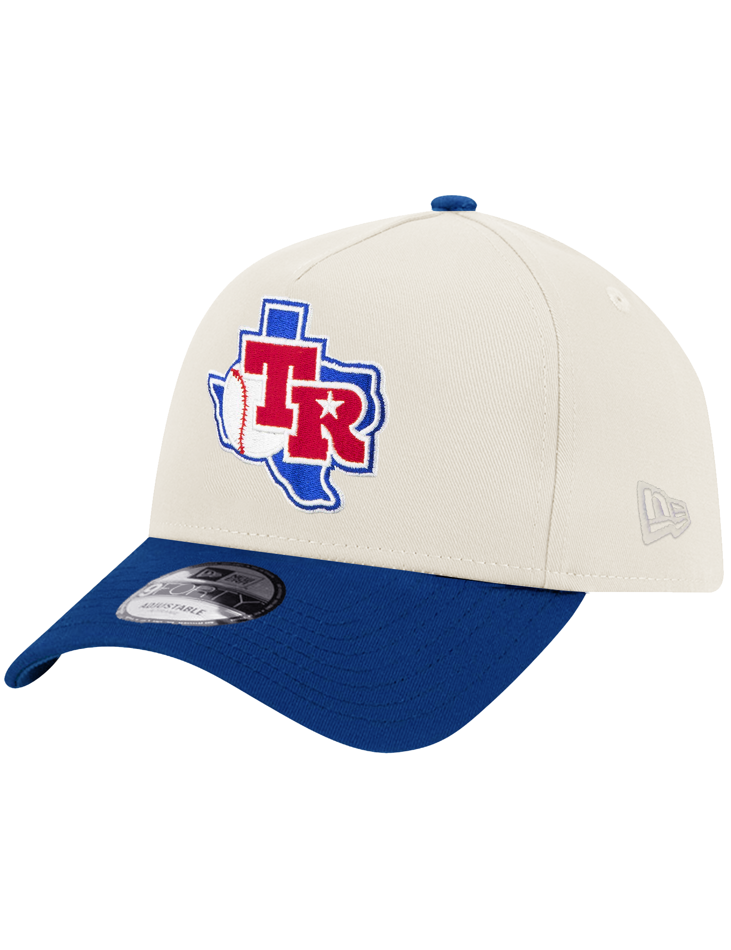 Texas Rangers New Era MLB Arlington 9FORTY A-Frame Snapback Hat - Chrome