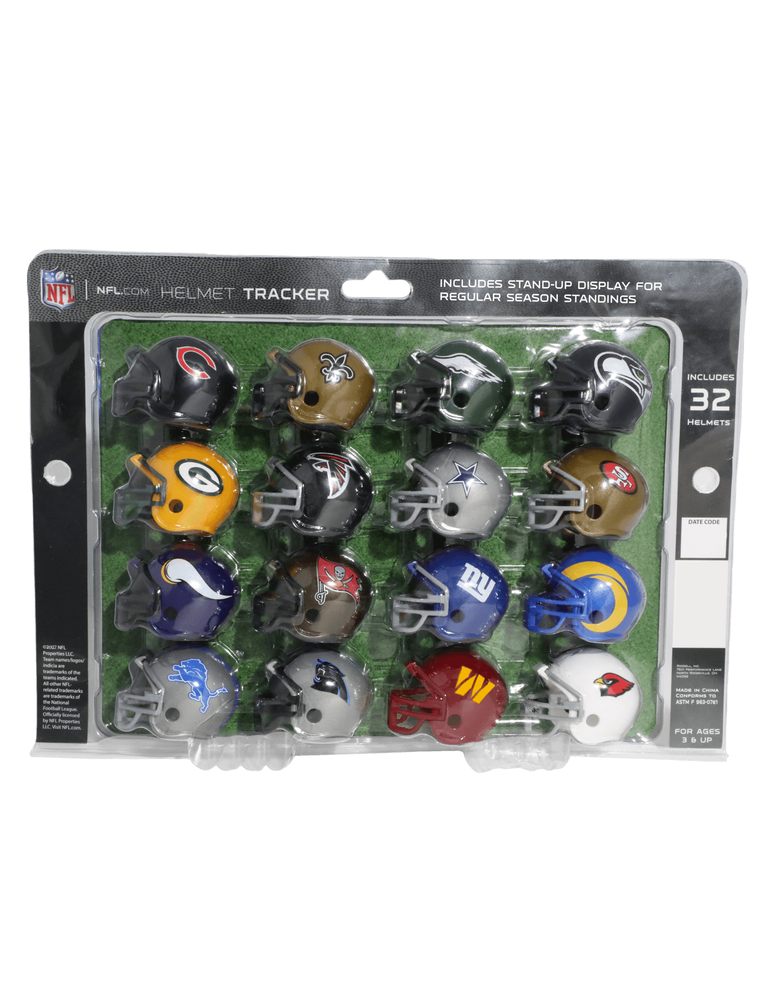 Riddell NFL Pocket Helmet Conference Tracker w/Display Stand