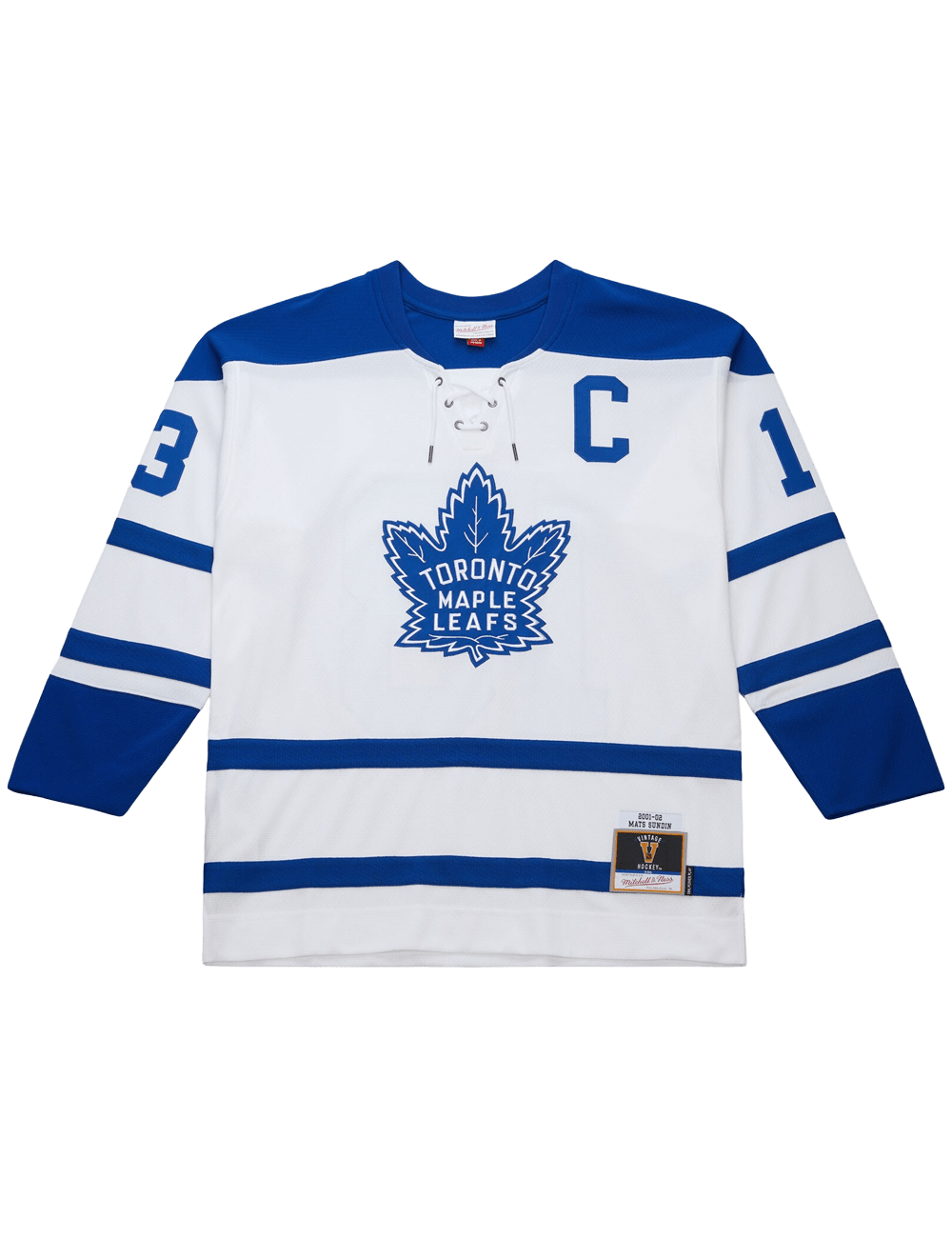 Mats Sundin Toronto Maple Leafs Mitchell & Ness NHL 01 Alt Power Play Jersey - White