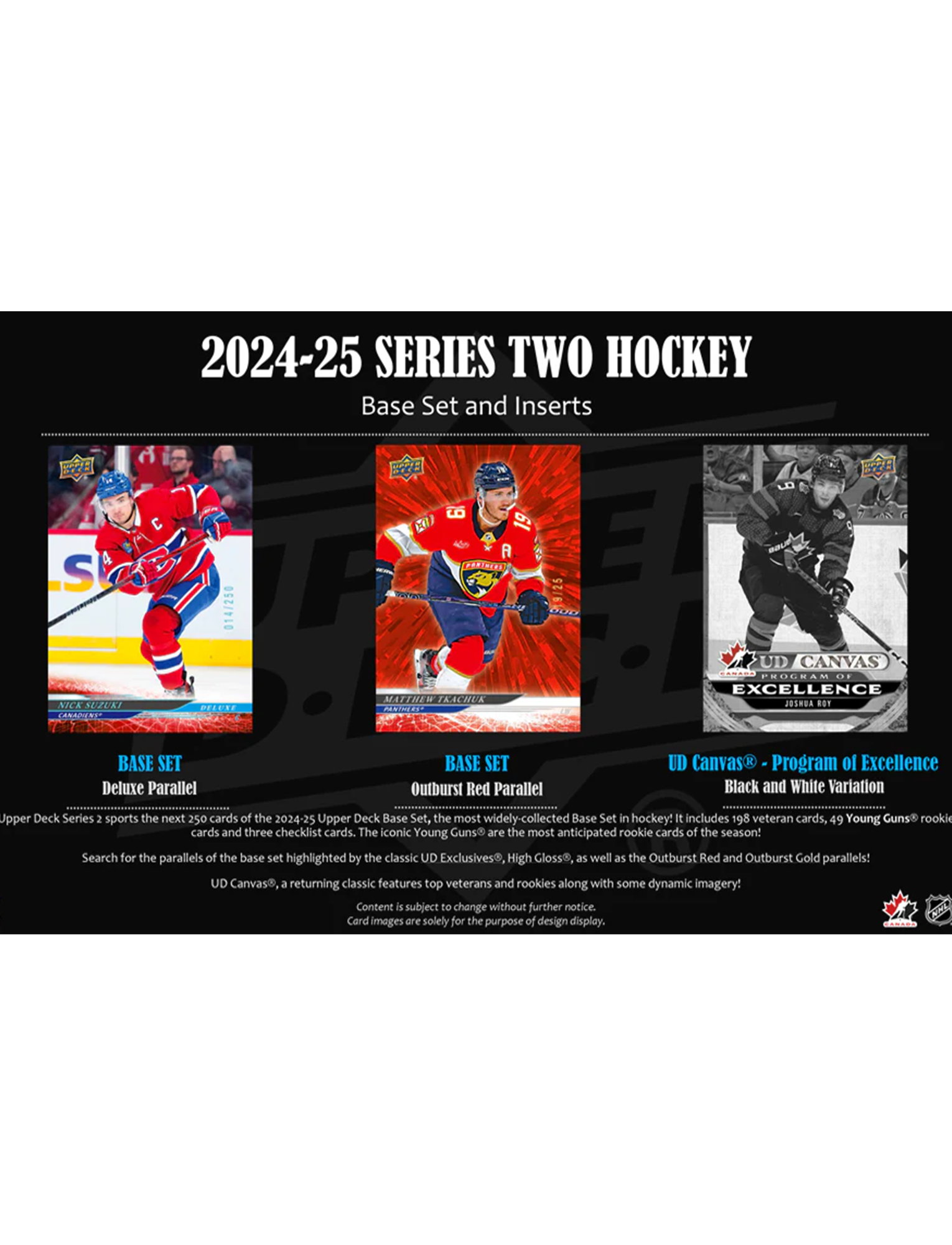 Upper Deck NHL 24-25 Series 2 Mega Trading Card Pack