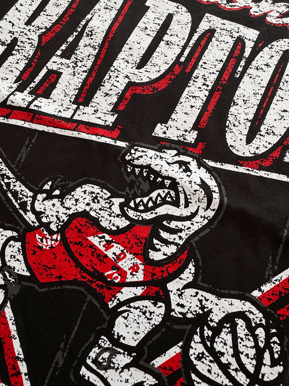 Toronto Raptors New Era NBA 25-26 City Edition Distressed T-Shirt