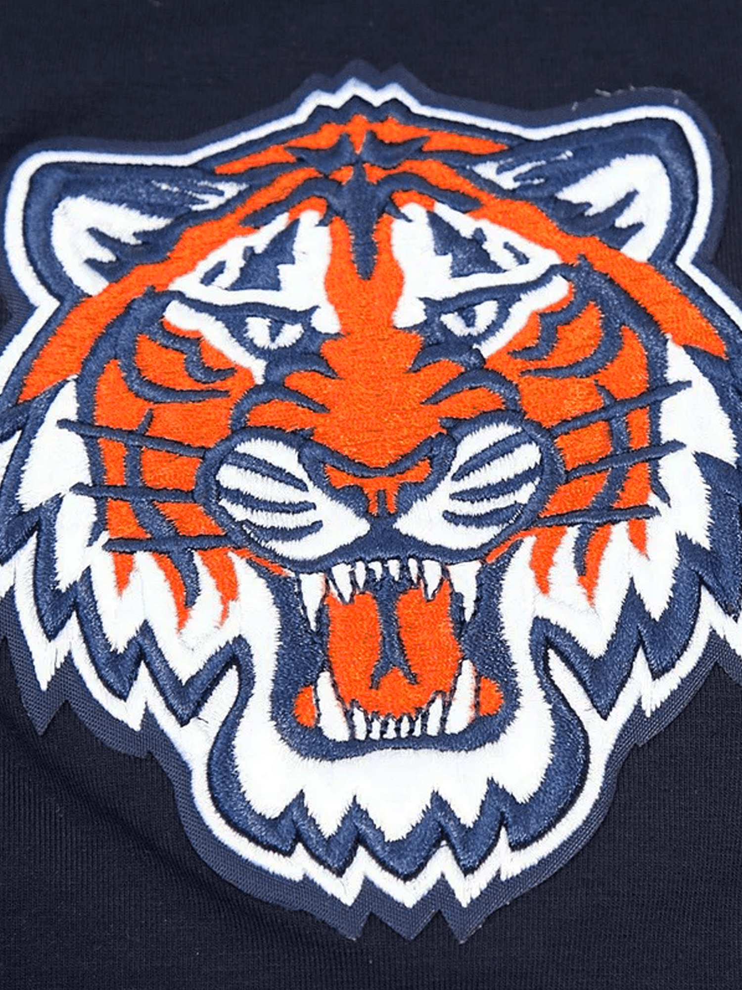 Detroit Tigers Pro Standard MLB Team Chenille Flex T-Shirt - Navy
