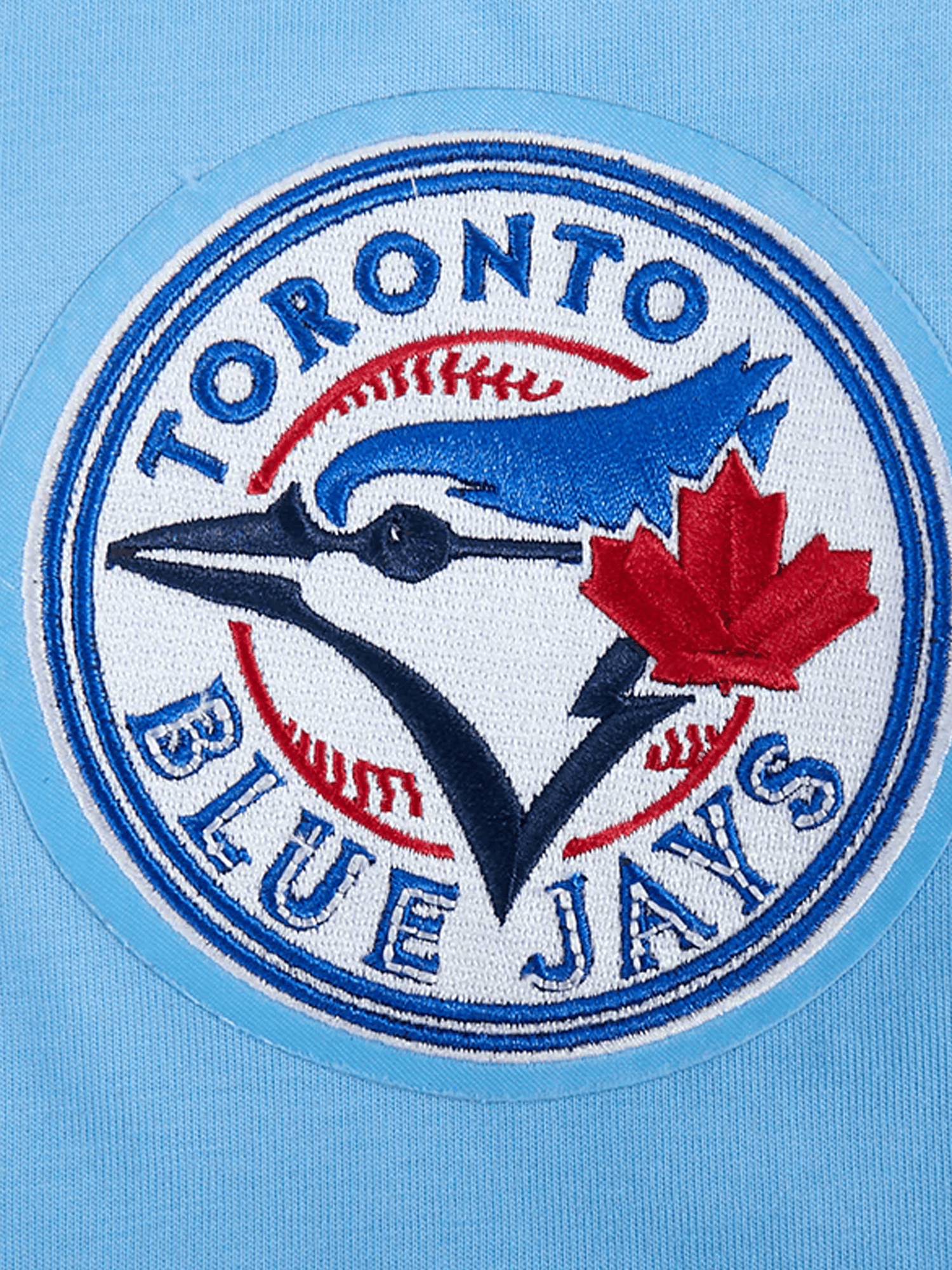 Toronto Blue Jays Pro Standard MLB Team Chenille Hoodie Jumper  - Light Blue