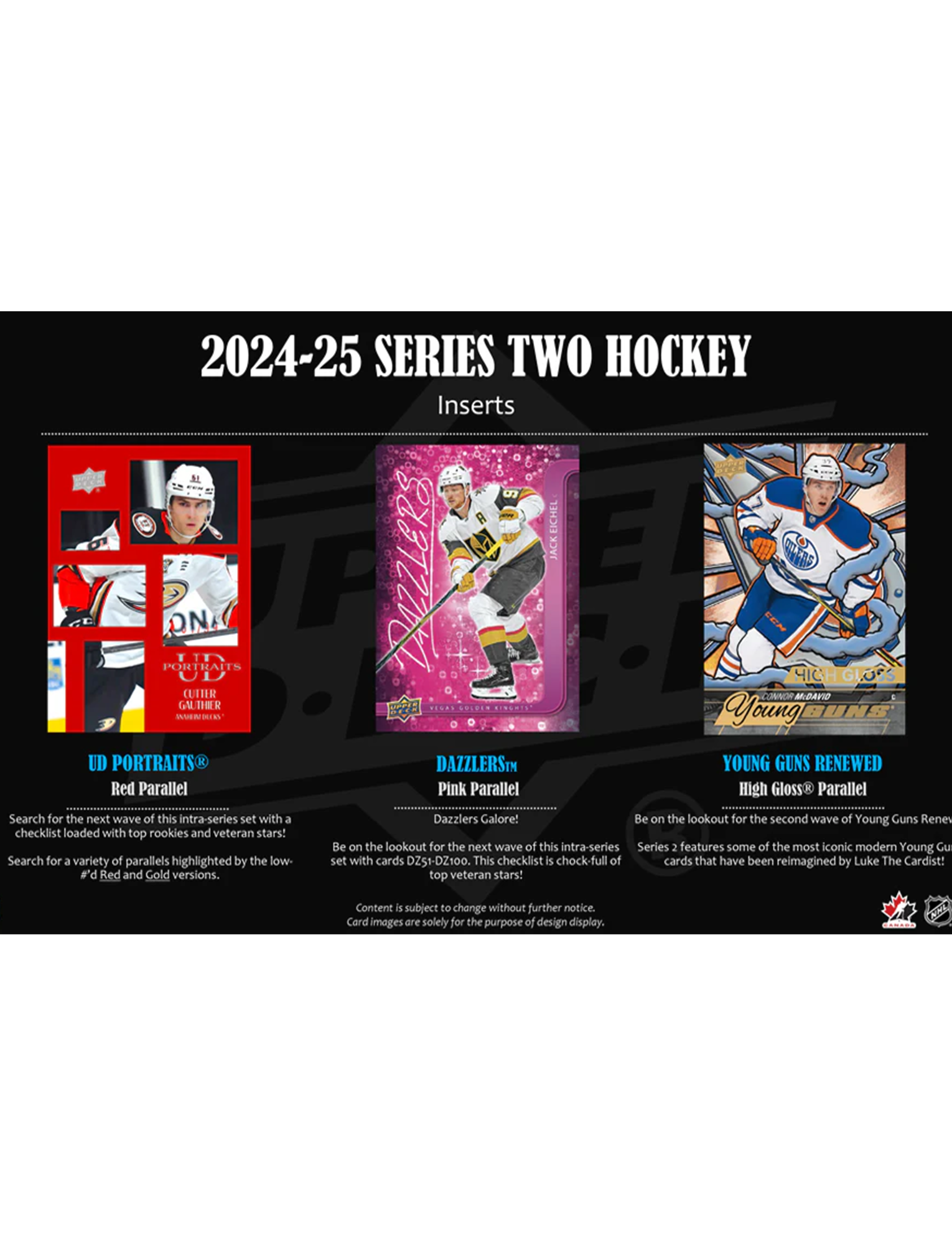 Upper Deck NHL 24-25 Series 2 Mega Trading Card Pack