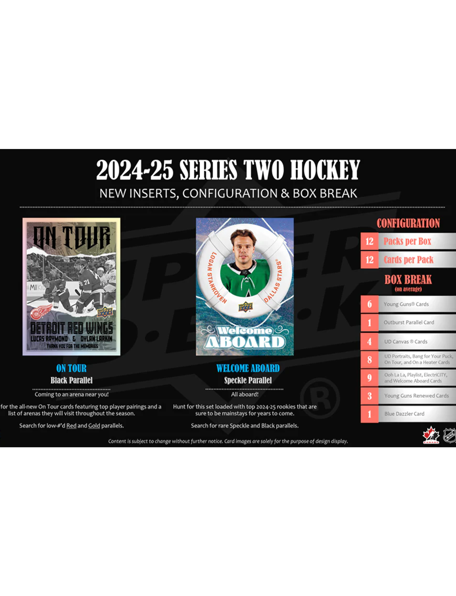 Upper Deck NHL 24-25 Series 2 Mega Trading Card Pack