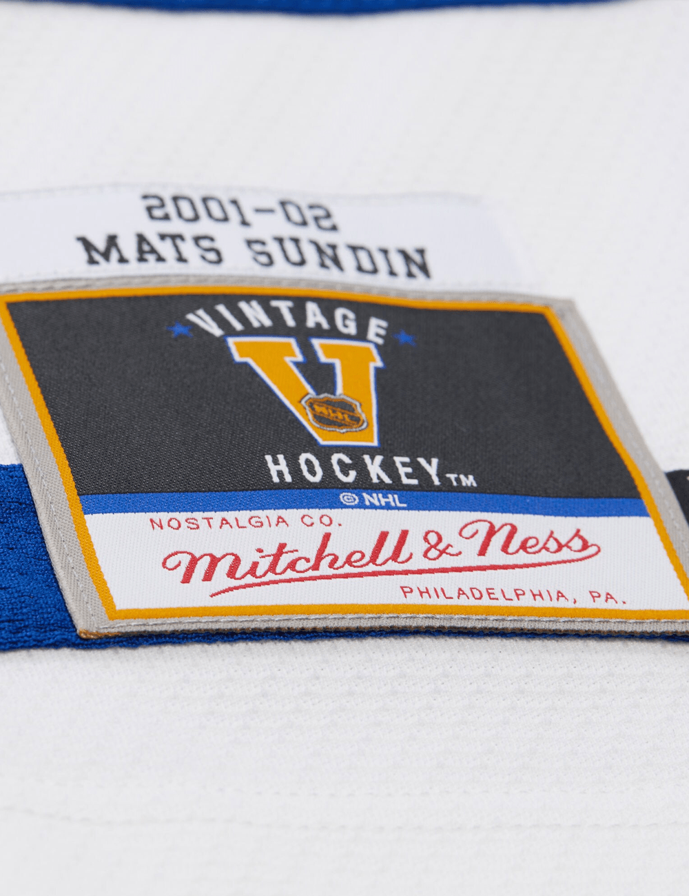 Mats Sundin Toronto Maple Leafs Mitchell & Ness NHL 01 Alt Power Play Jersey - White