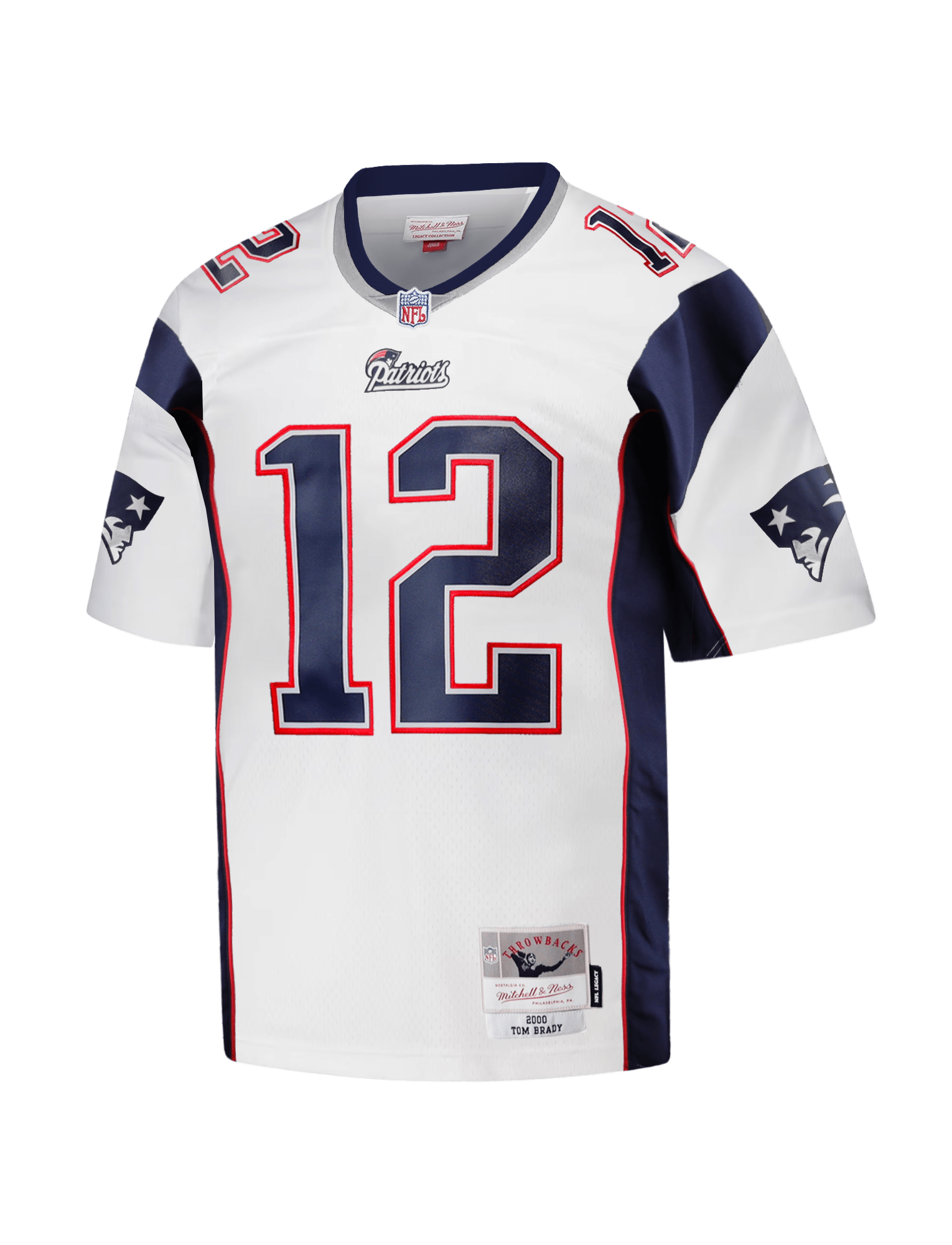 Tom Brady New England Patriots Mitchell & Ness NFL 2000 Legacy Jersey - White