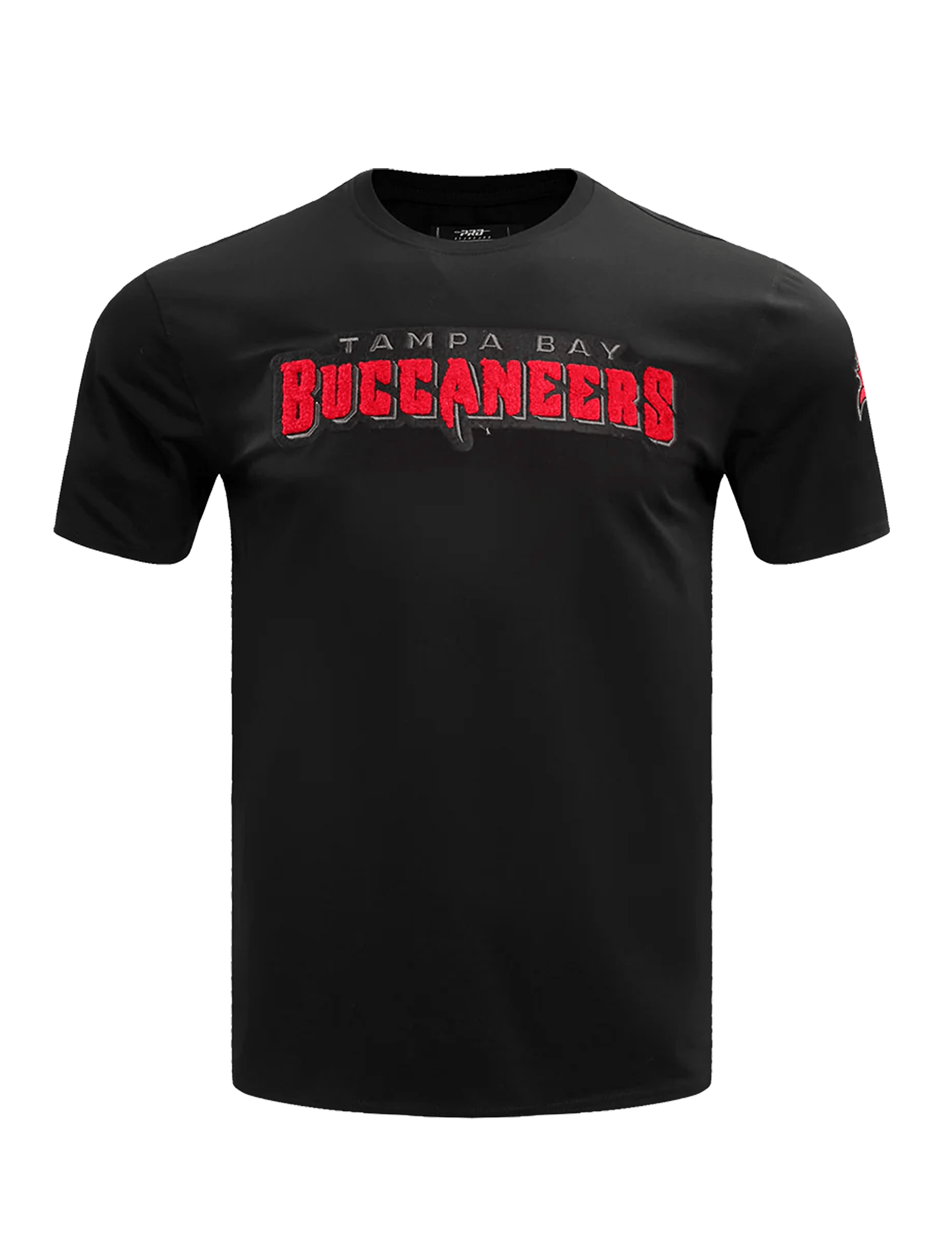 Tampa Bay Buccaneers Pro Standard NFL Classic Chenille Flex T-Shirt - Black