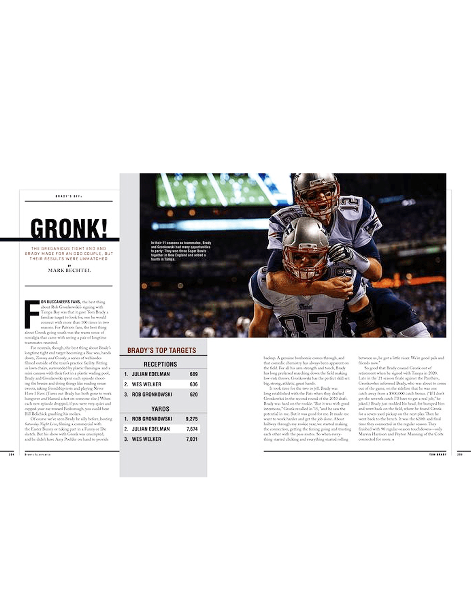 Sports Illustrated Tom Brady NFL Hardcover Book