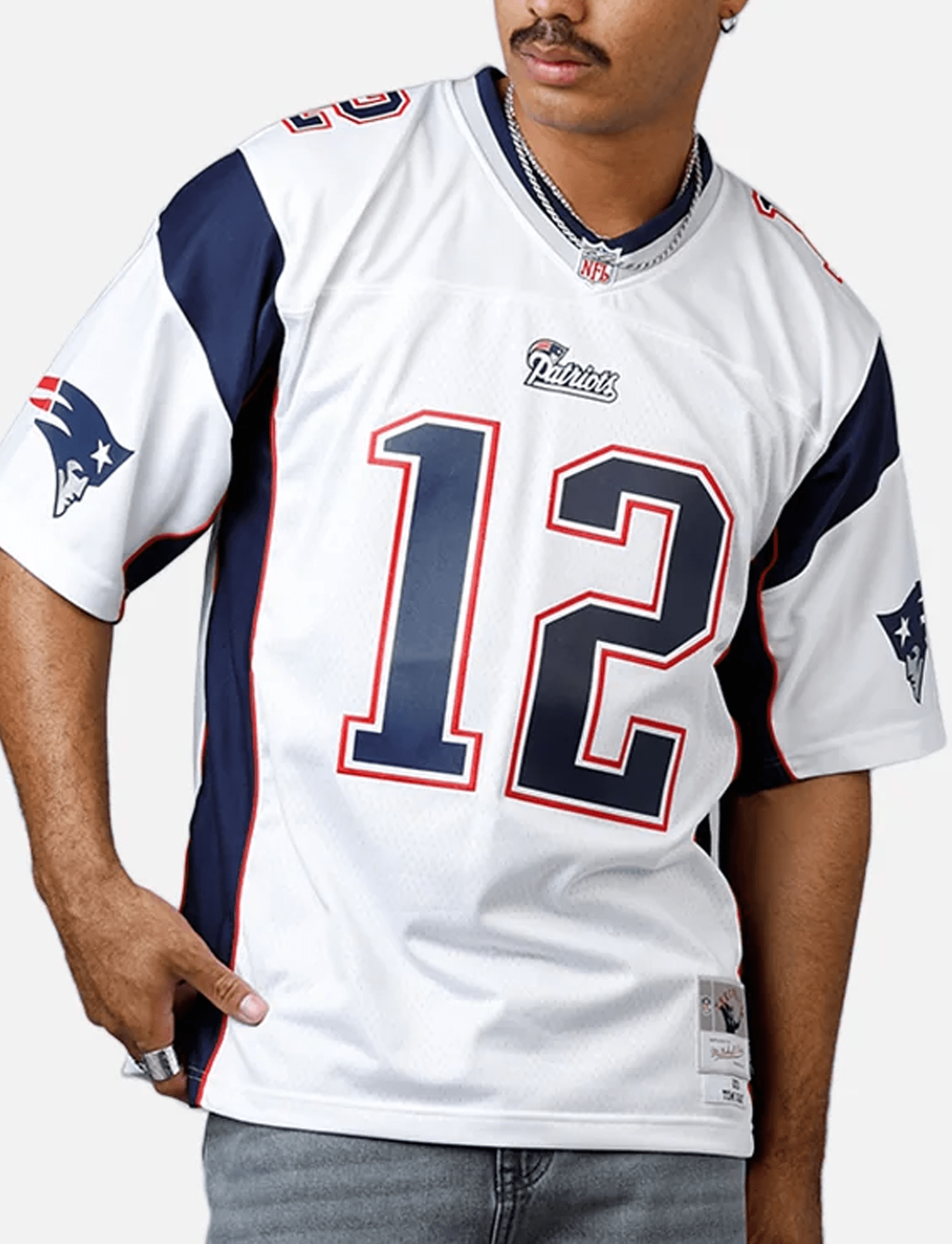 Tom Brady New England Patriots Mitchell & Ness NFL 2000 Legacy Jersey - White