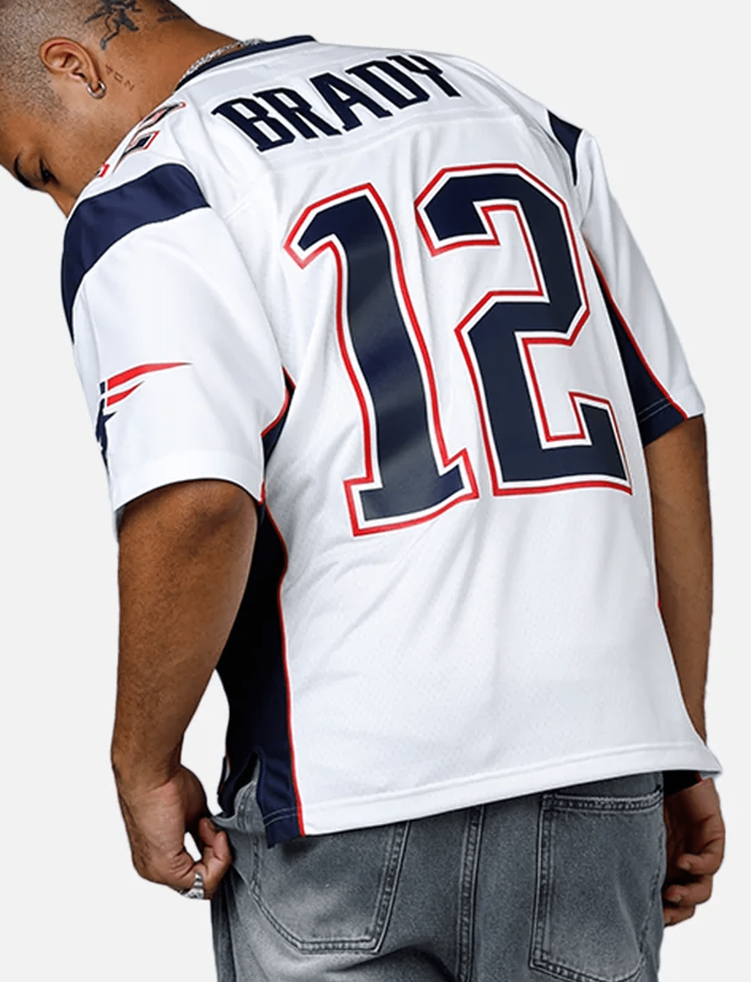 Tom Brady New England Patriots Mitchell & Ness NFL 2000 Legacy Jersey - White