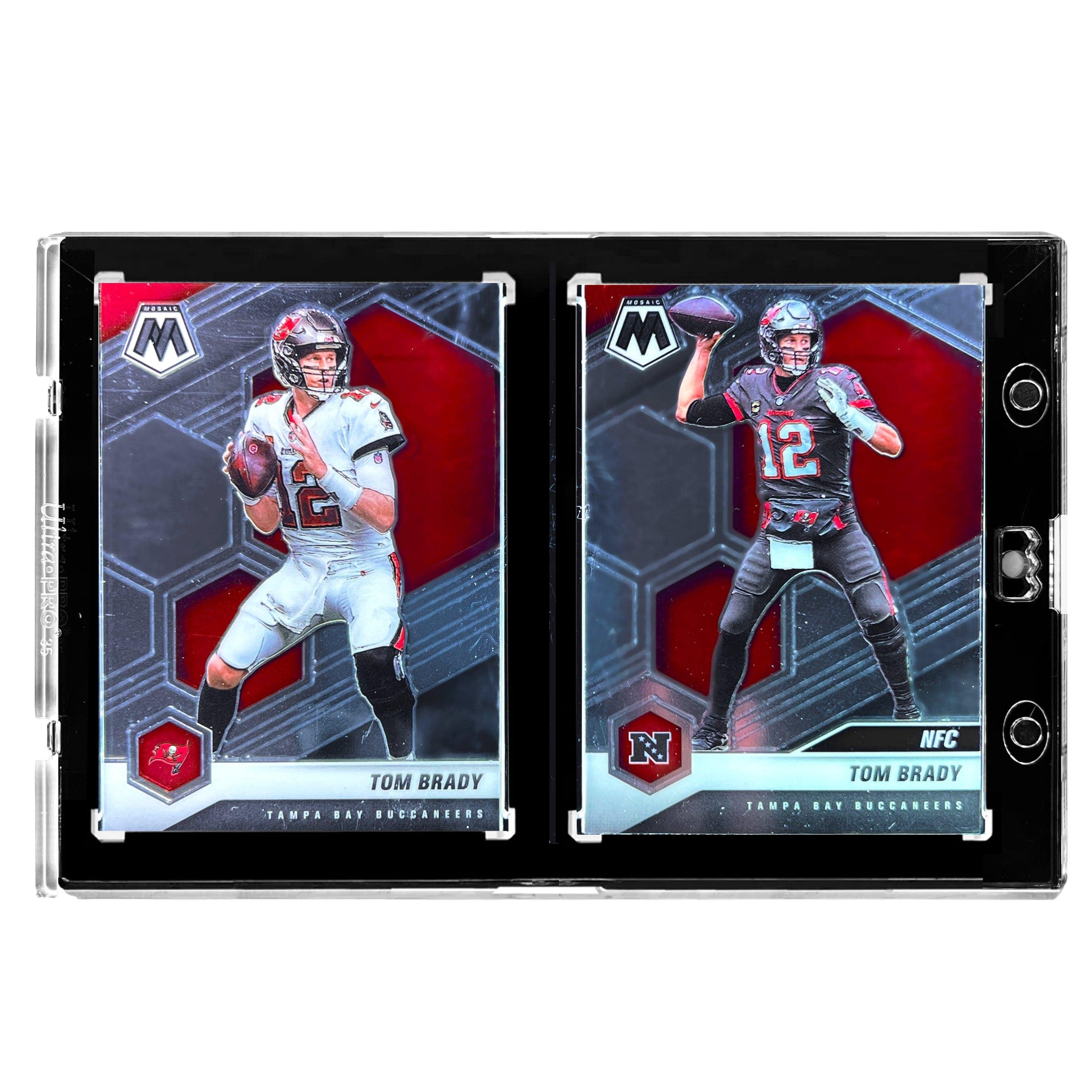 Tom Brady Tampa Bay Buccaneers Panini NFL 21 Mosaic Base 2 Card Set