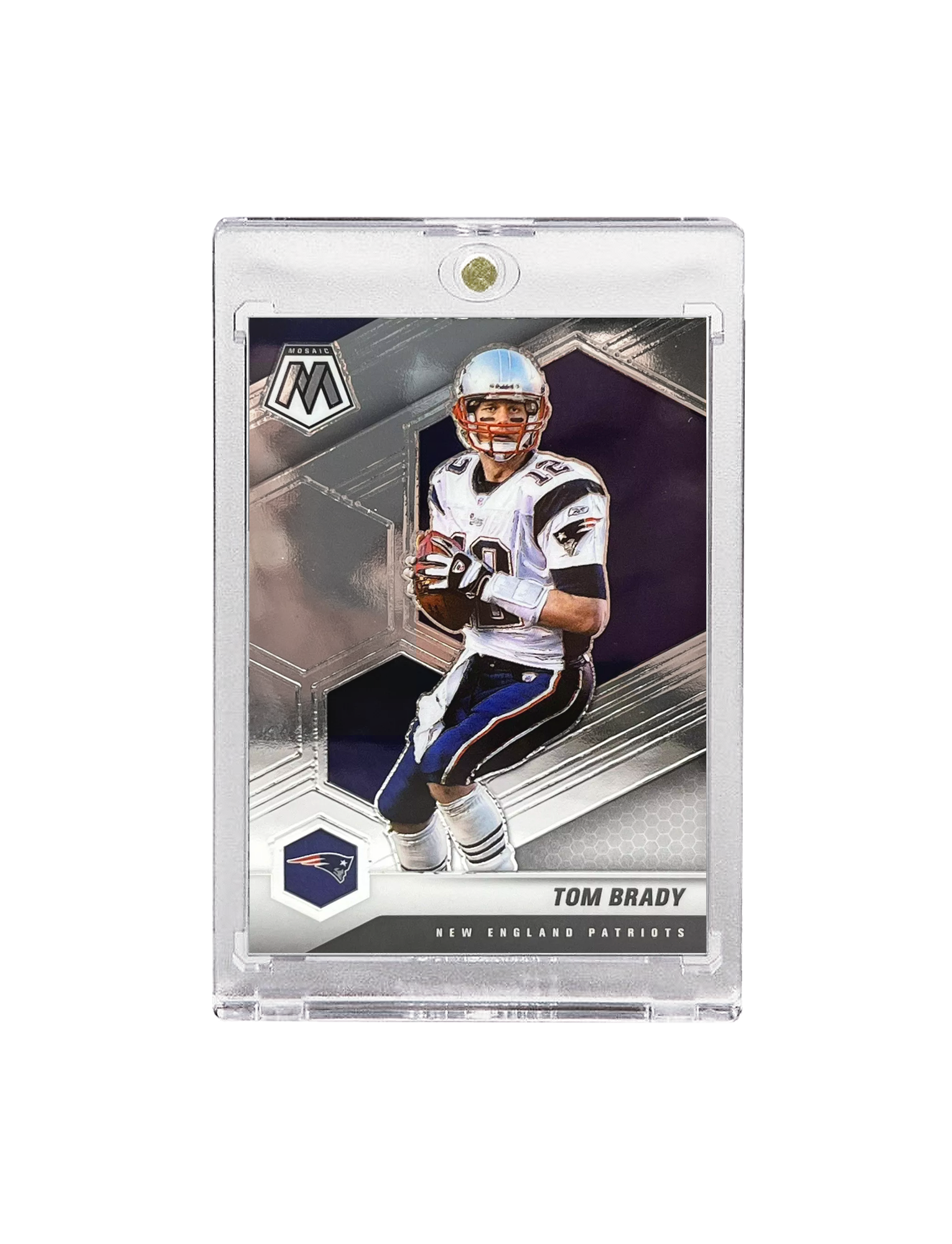 Tom Brady New England Patriots Panini NFL Mosaic 21 Base Trading Card