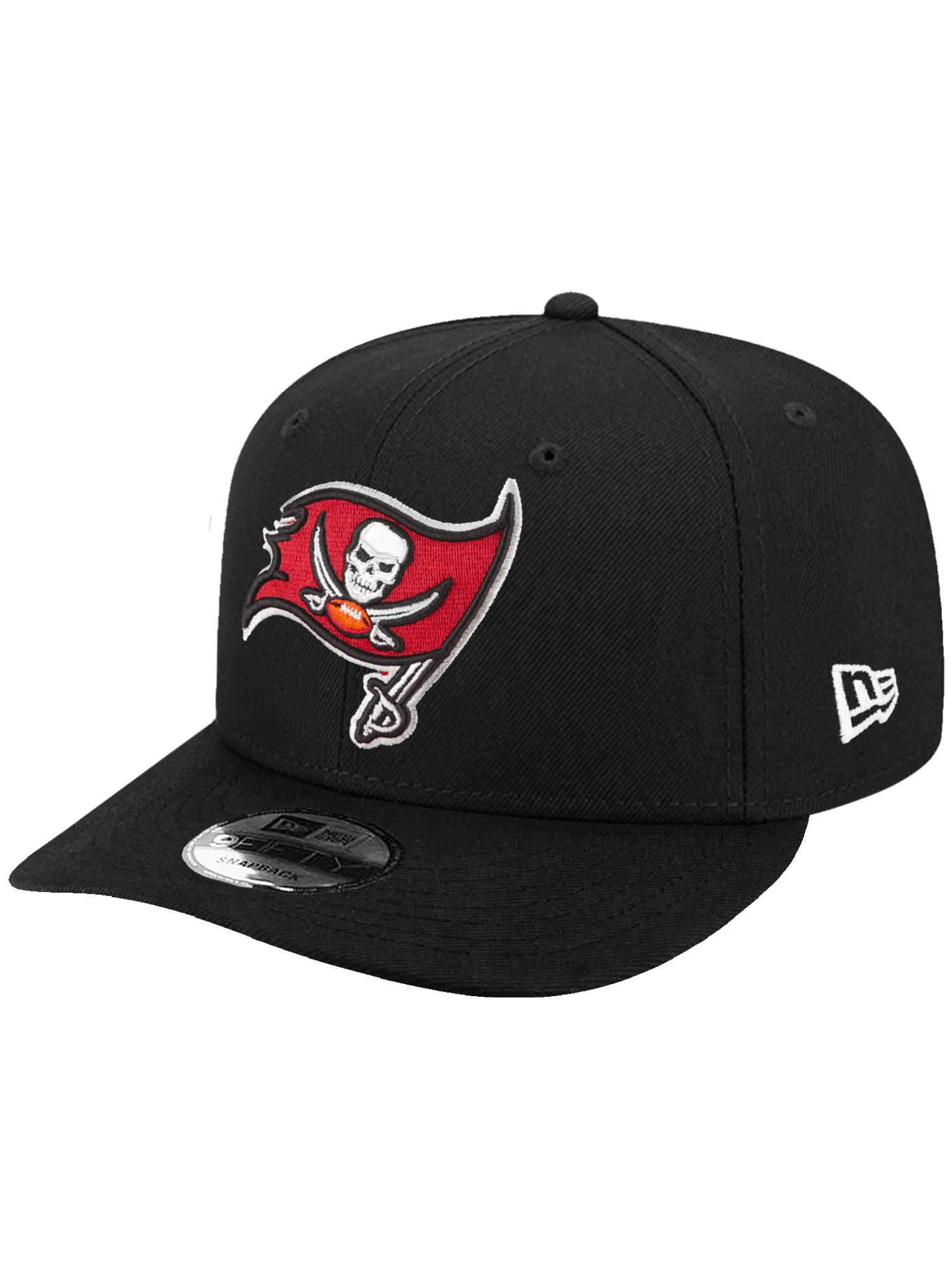 Tampa Bay Buccaneers New Era NFL Team 9FIFTY Pre-Curved Snapback Hat - Black