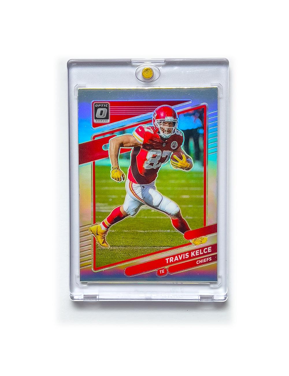 Travis Kelce Kansas City Chiefs Panini NFL 21 Optic Holo Card