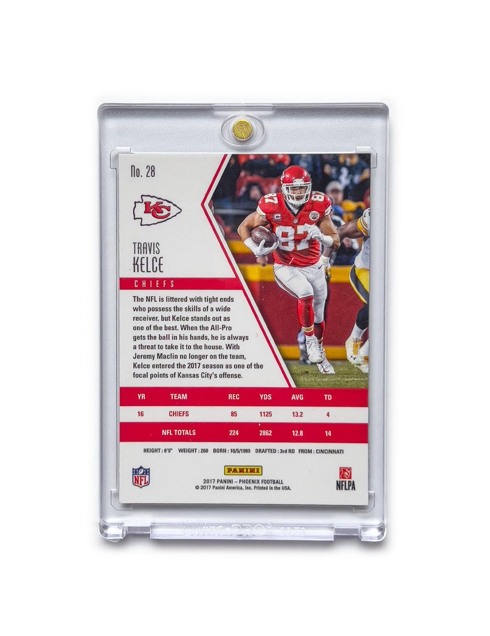 Travis Kelce Kansas City Chiefs Panini NFL 17 Phoenix Color Burst Card