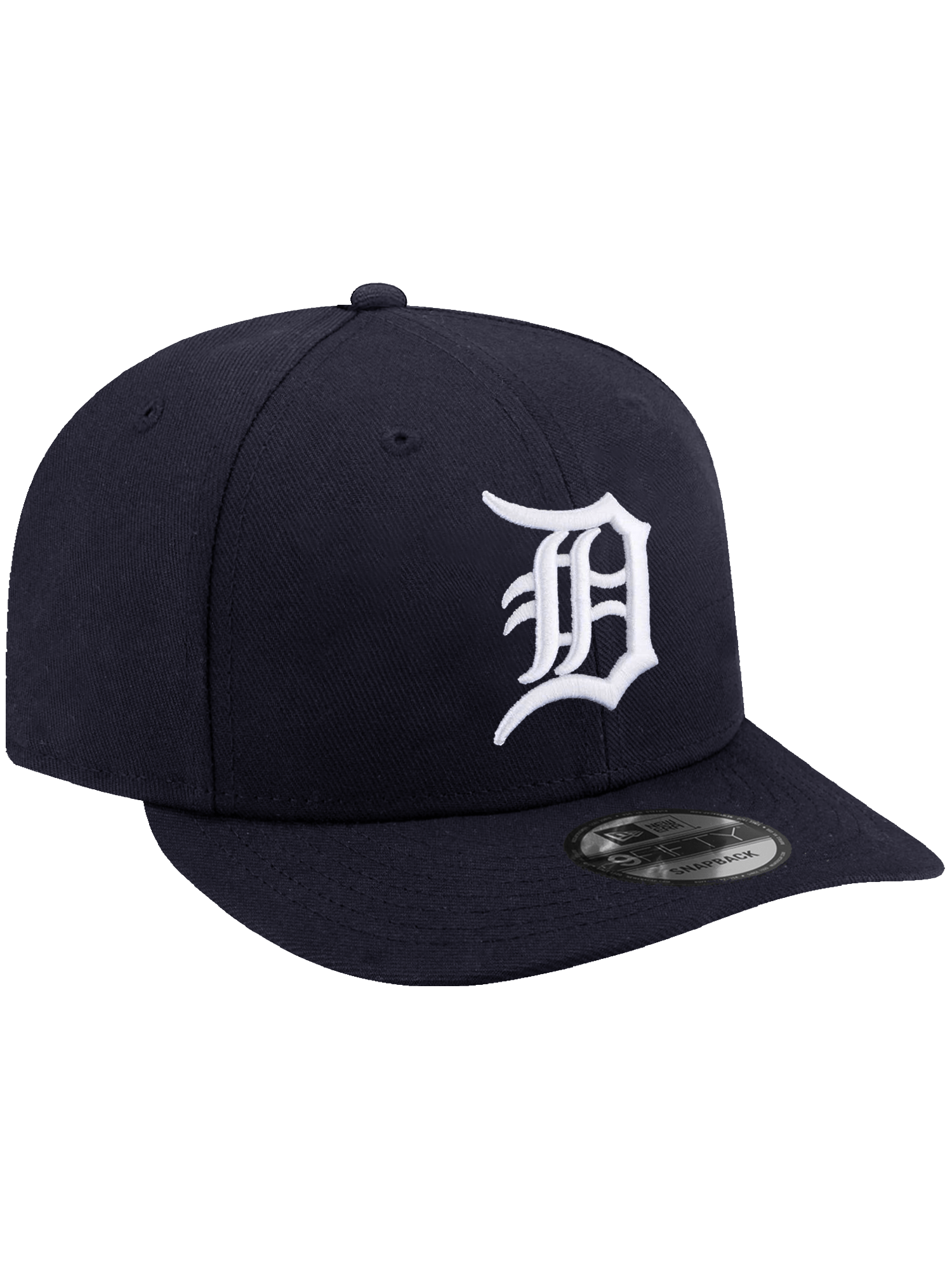 Detroit Tigers New Era MLB Team Pre-Curved 9FIFTY Snapback Hat - Navy