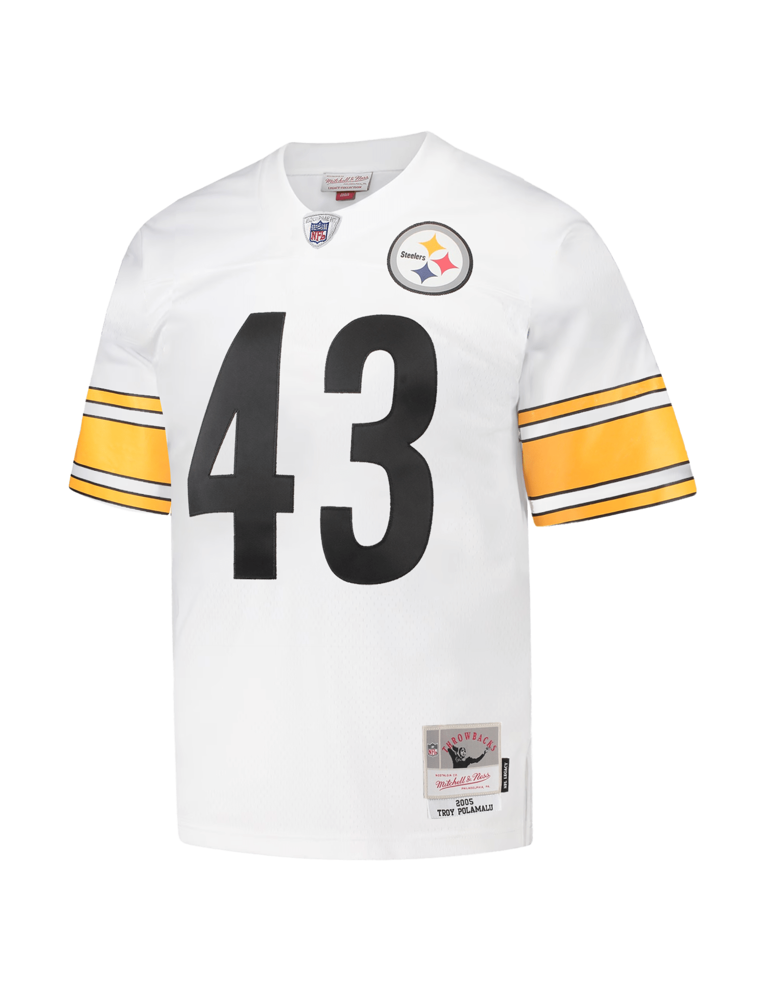 Troy Polamalu Pittsburgh Steelers Mitchell & Ness NFL 05 Legacy Jersey - White