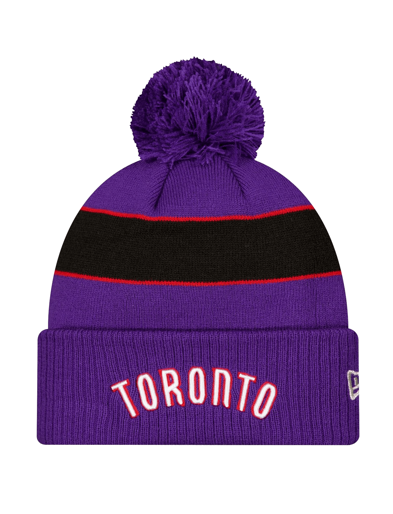 Toronto Raptors New Era NBA Classic Knit Beanie - Purple
