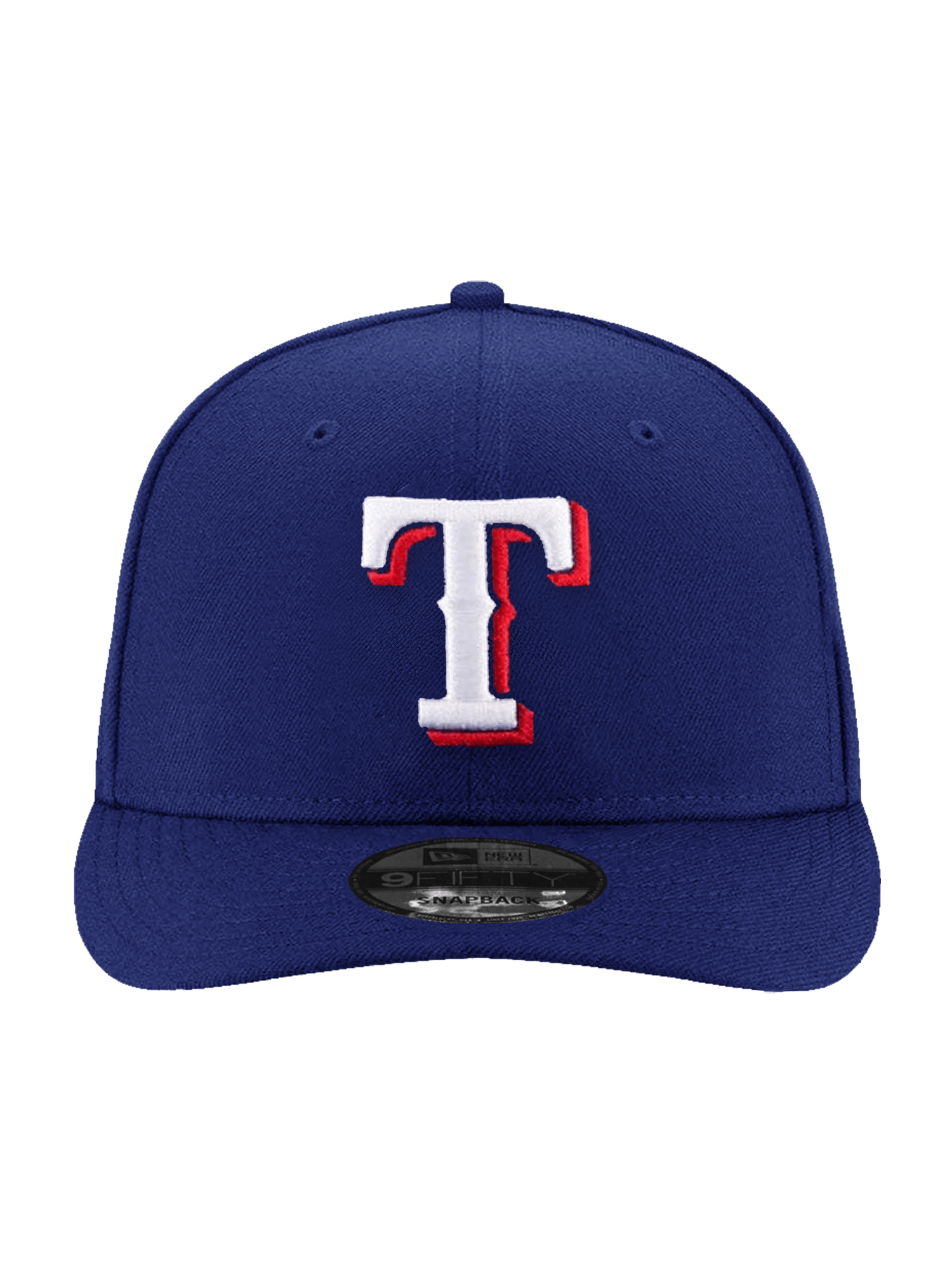 Texas Rangers New Era MLB Team Pre-Curved 9FIFTY Snapback Hat - Blue