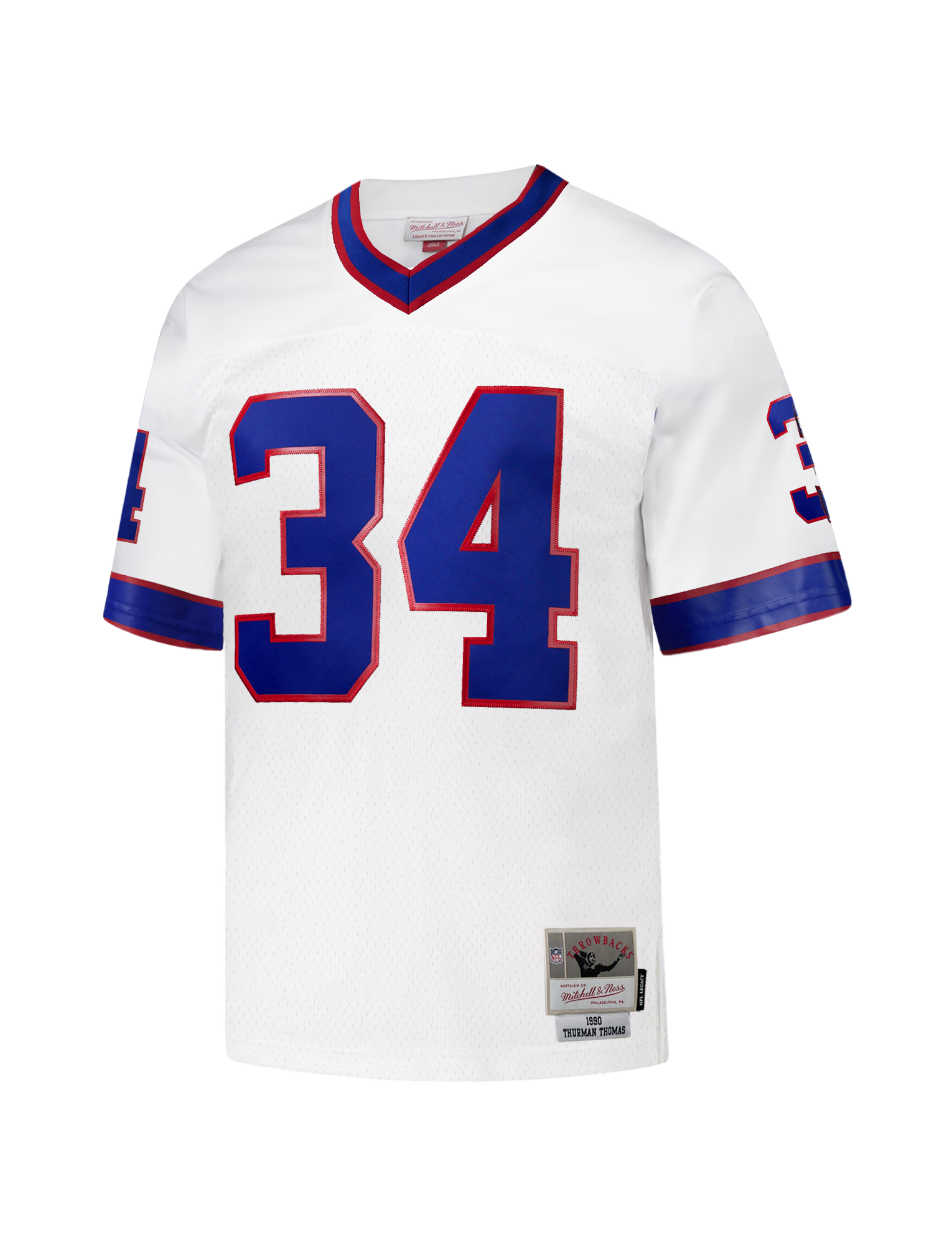 Thurman Thomas Buffalo Bills Mitchell & Ness NFL 1990 Legacy Jersey - White
