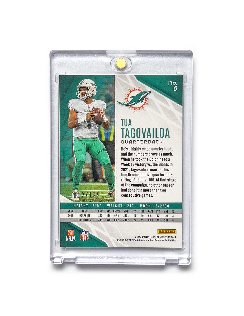 Tua Tagovailoa Miami Dolphins Panini NFL Phoenix Red Lazer /125 Card