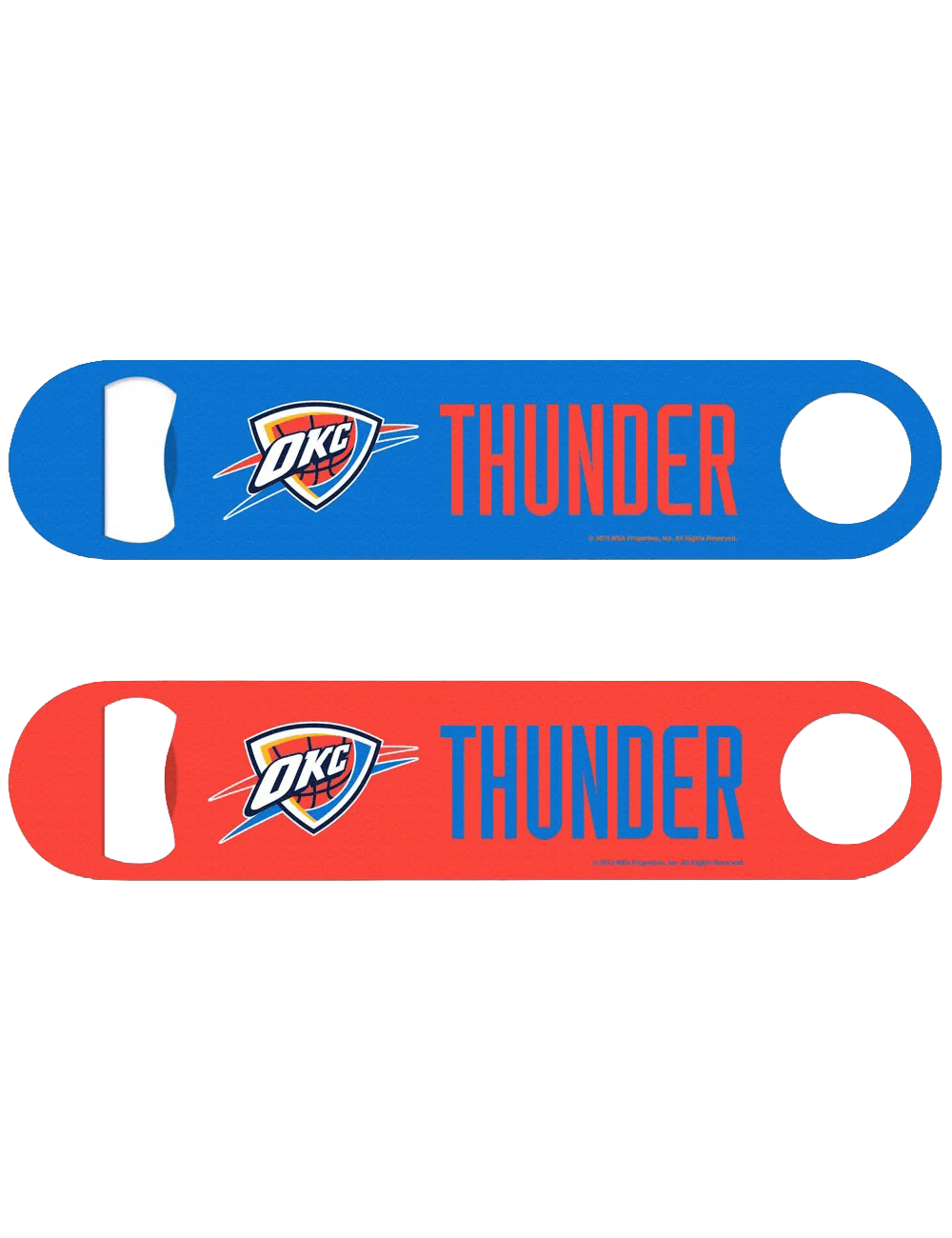 Oklahoma City Thunder Wincraft NBA Double Sided Metal Bottle Opener