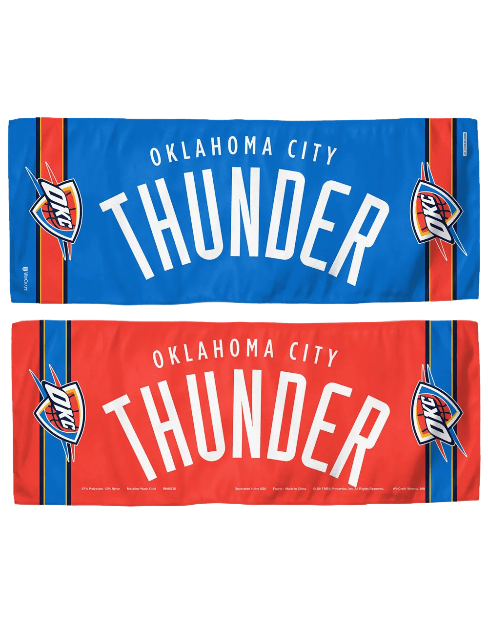 Oklahoma City Thunder Wincraft NBA 12 x 30 Cooling Towel