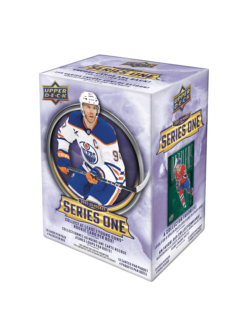 2025-26 Upper Deck NHL Series 1 Hockey Trading Blaster Box