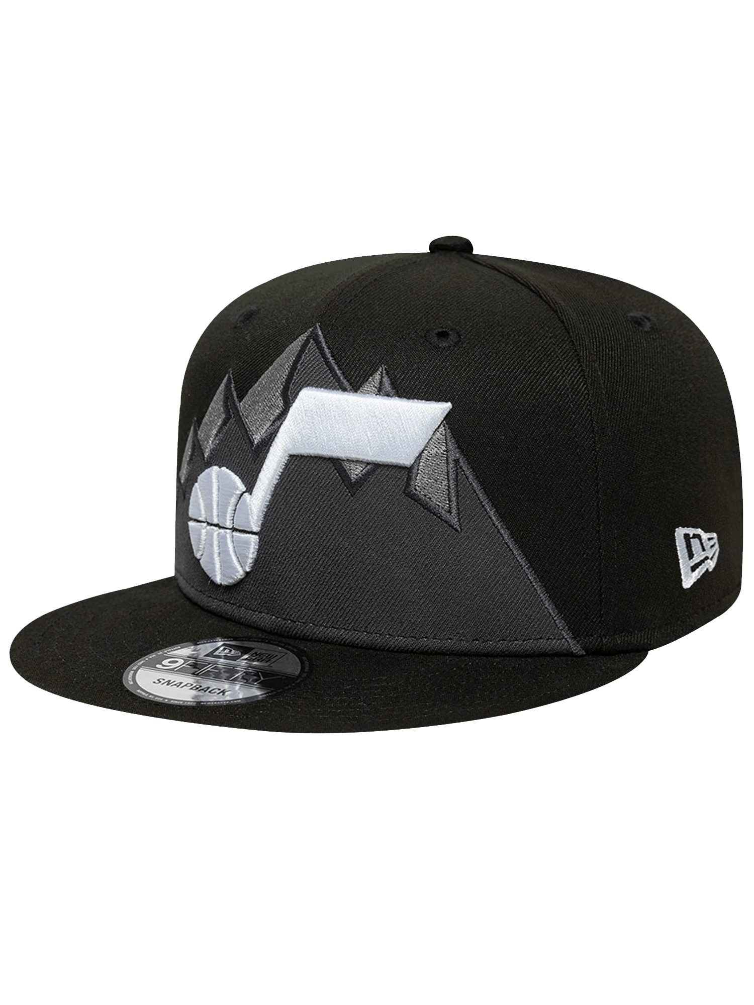 Utah Jazz New Era NBA Statement 9FIFTY Snapback Hat - Black