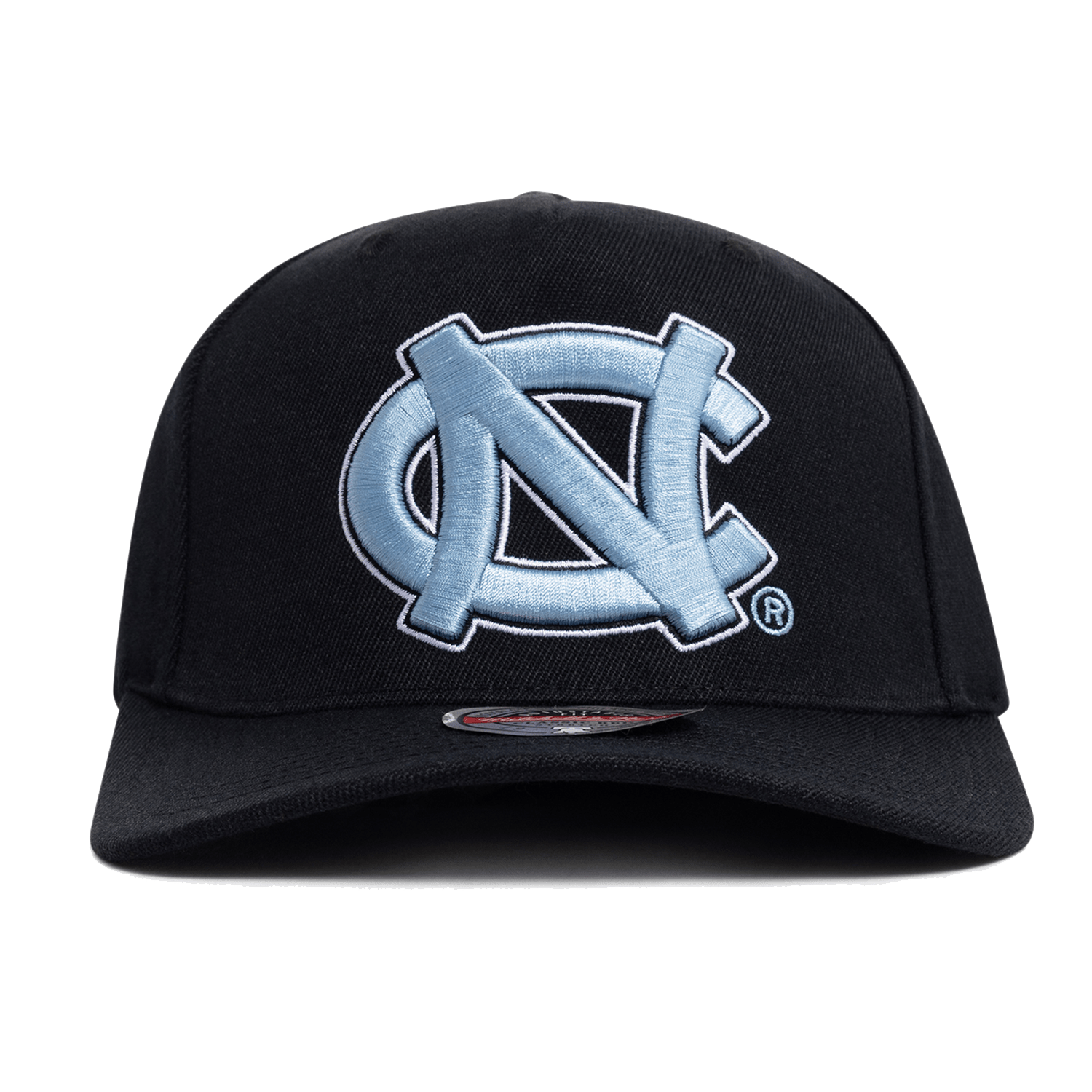North Carolina Tar Heels Mitchell & Ness NCAA Team Classic Red Snapback Hat - Black