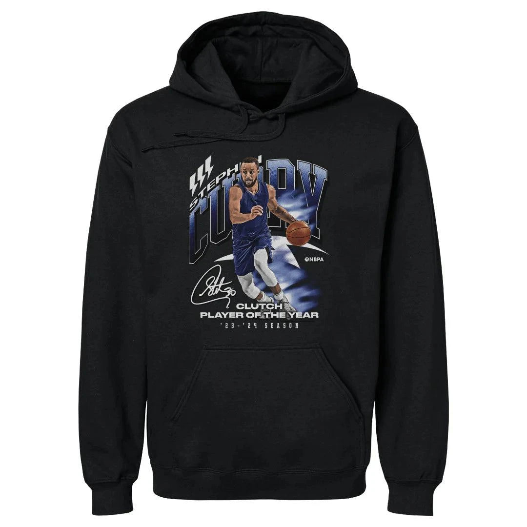 Steph Curry Golden State Warriors 500 Level NBA Clutch Award Hoodie Jumper - Black
