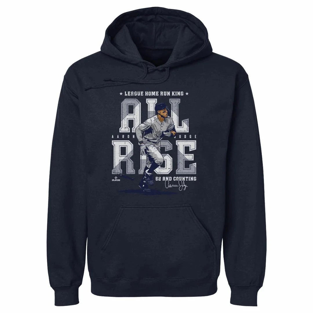 Aaron Judge New York Yankees 500 Level MLB King Hoodie Jumper - Navy