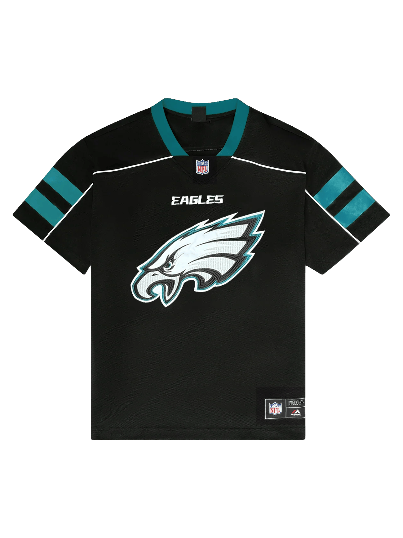 Philadelphia Eagles Majestic NFL Team Fan Mesh Jersey - Black