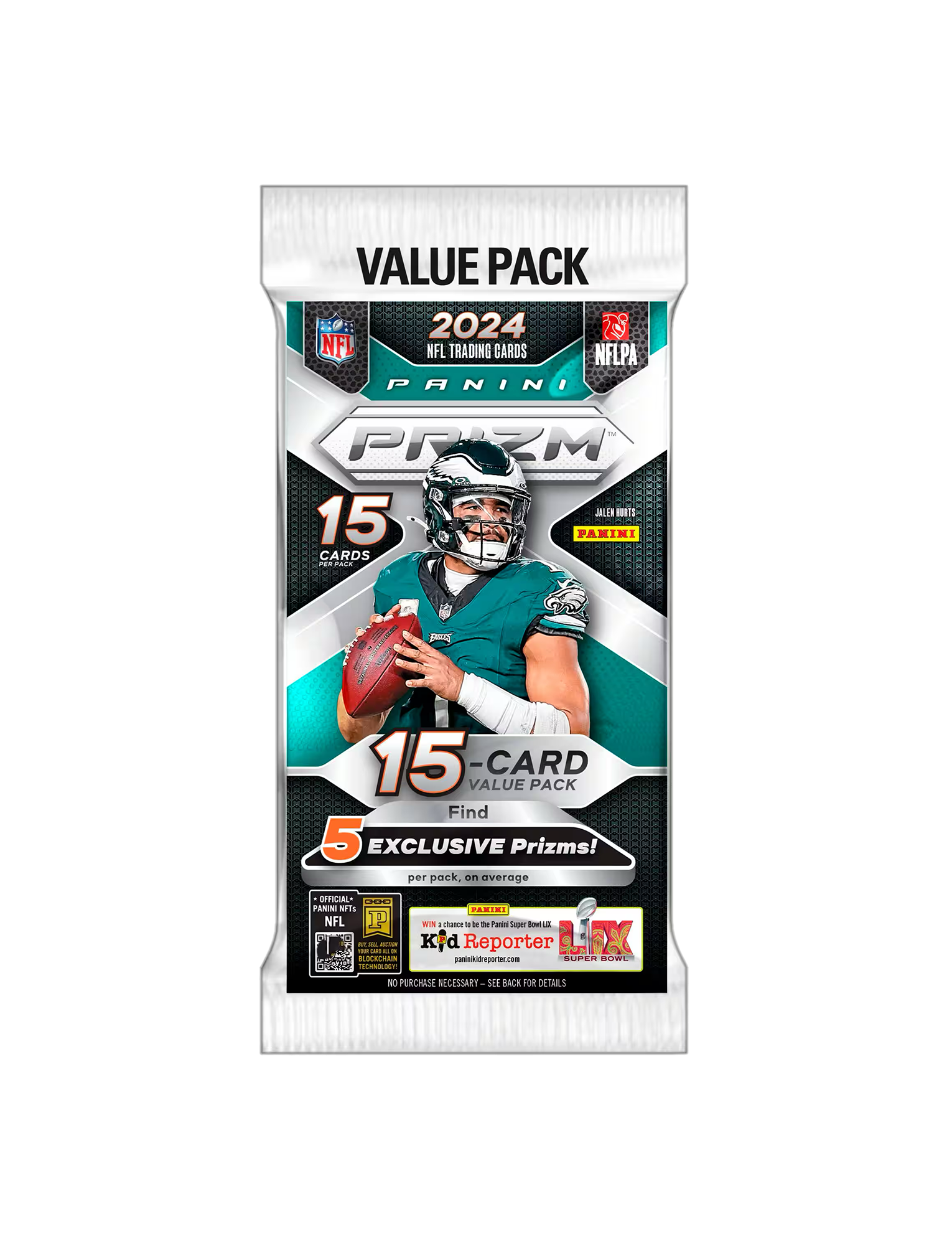 2024 Panini NFL Prizm Football Trading Card Value Fat Pack